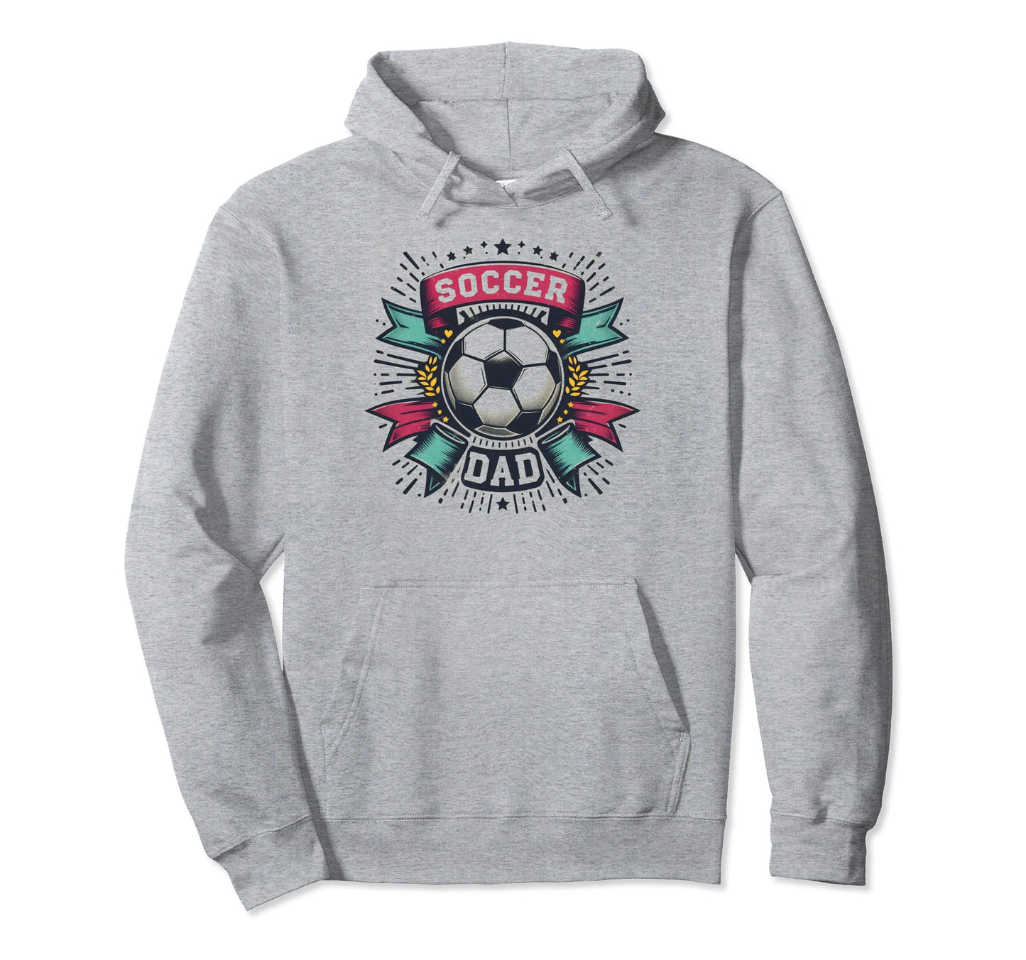 Soccer Dad Family Matching Dad Hoodie - Casual Everyday Wear Unisex - T-Shirt, Sweatshirt, Hoodie