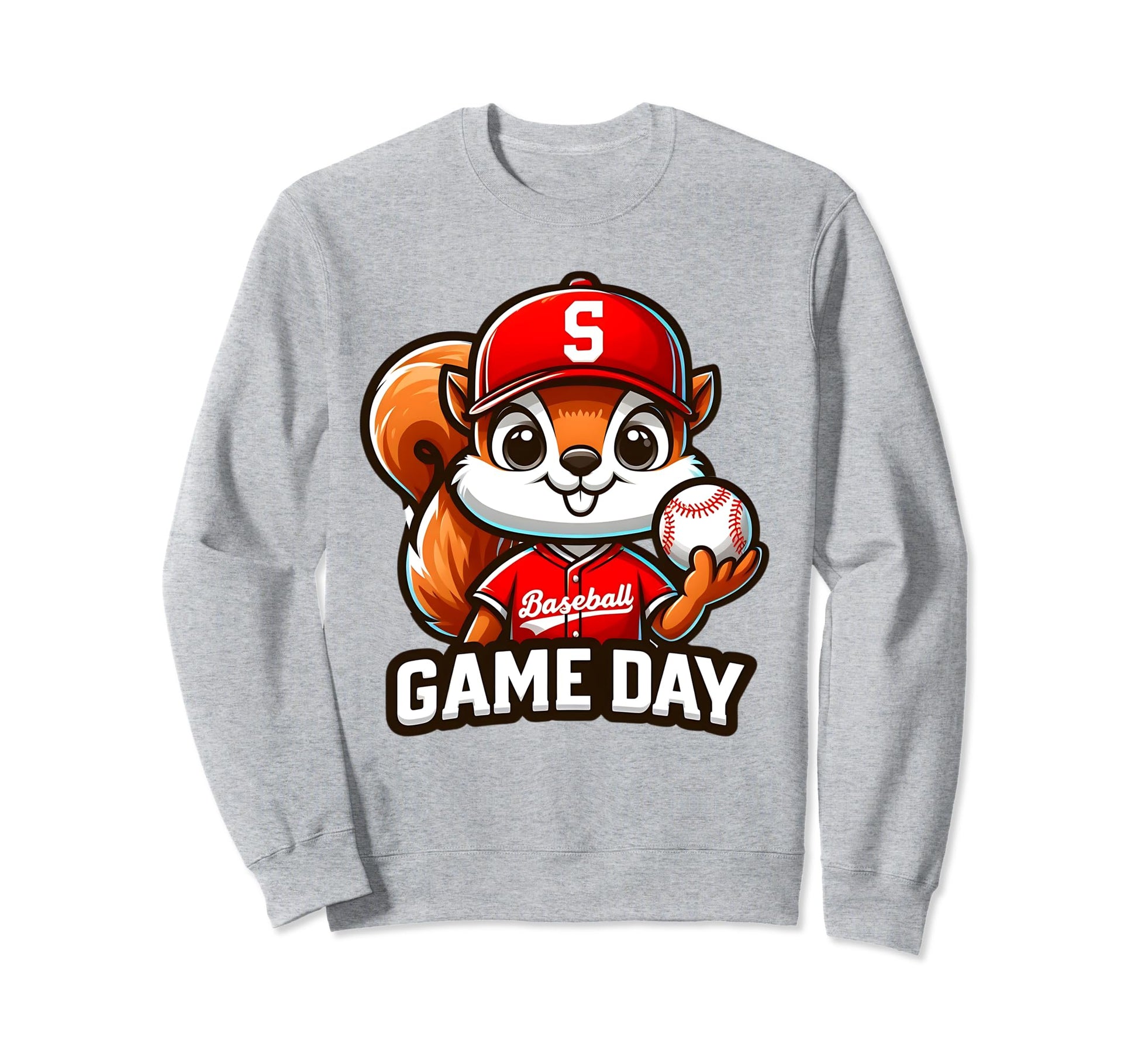 Game Day Baseball Dad Baseball Mam Sweatshirt - Minimalist Print Men Women - T-Shirt, Sweatshirt, Hoodie