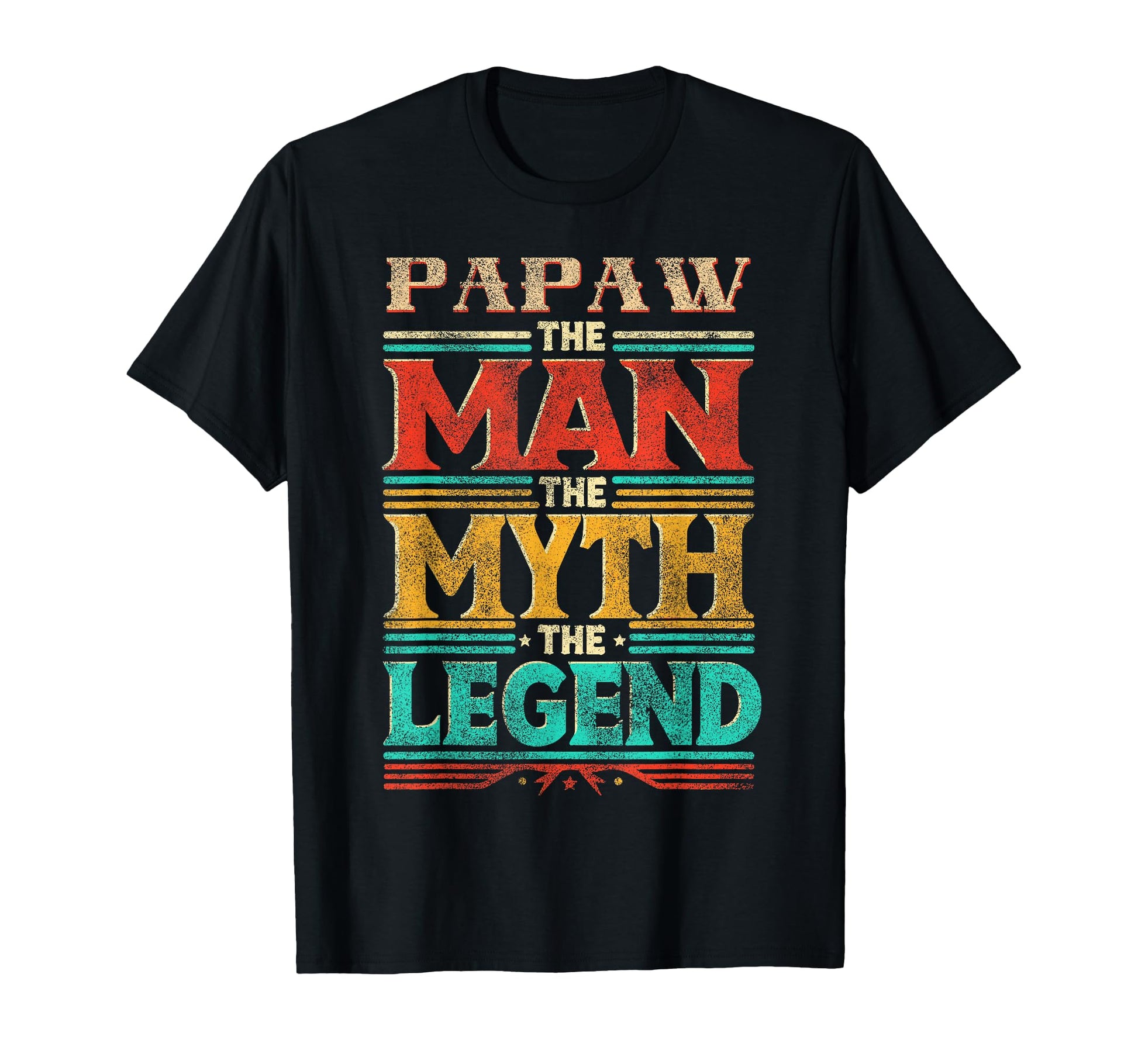 Papaw Myth Legend Dad Grandpa T-Shirt - Novelty Apparel for Adults - T-Shirt, Sweatshirt, Hoodie