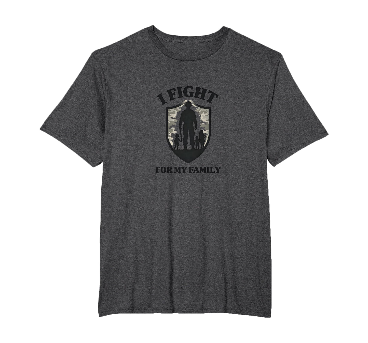 Army Dads I Fight My Family Military T-Shirt - Novelty Apparel Unisex - T-Shirt, Sweatshirt, Hoodie