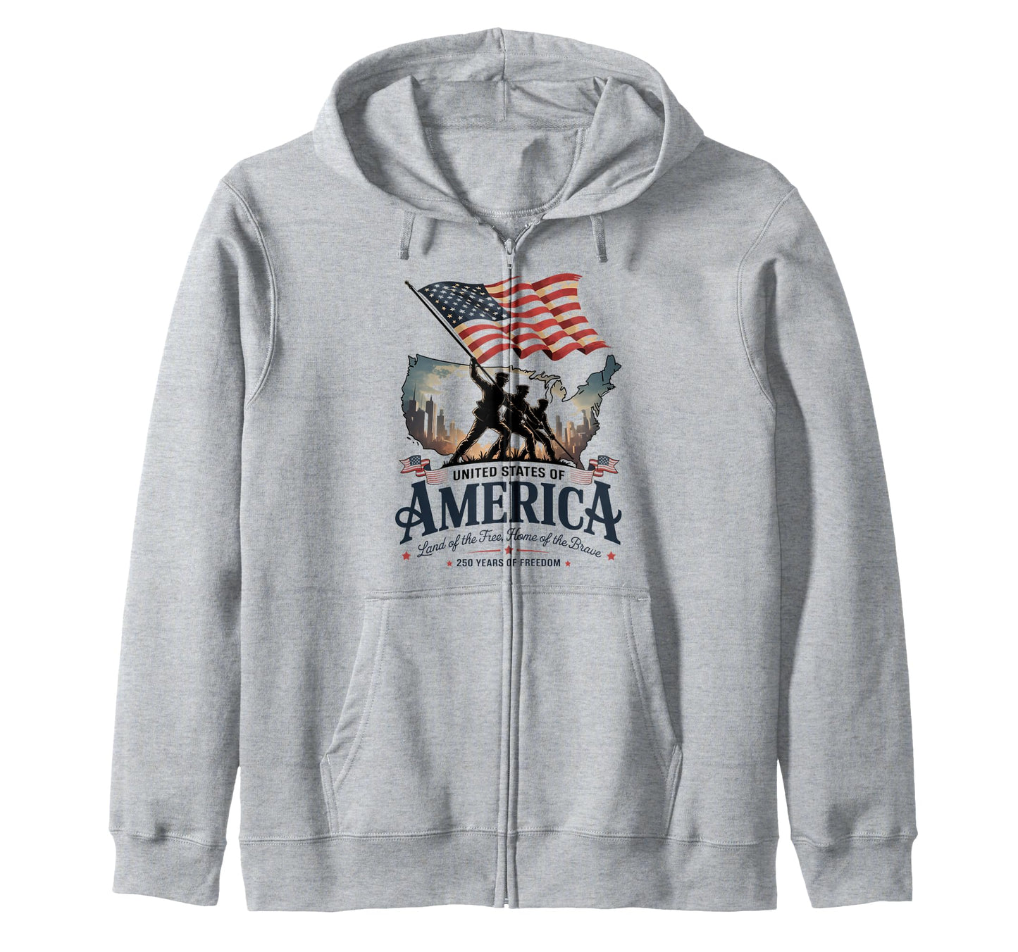 United States 250 Year Anniversary Brand T-Shirt - Novelty Apparel Unisex - T-Shirt, Sweatshirt, Hoodie
