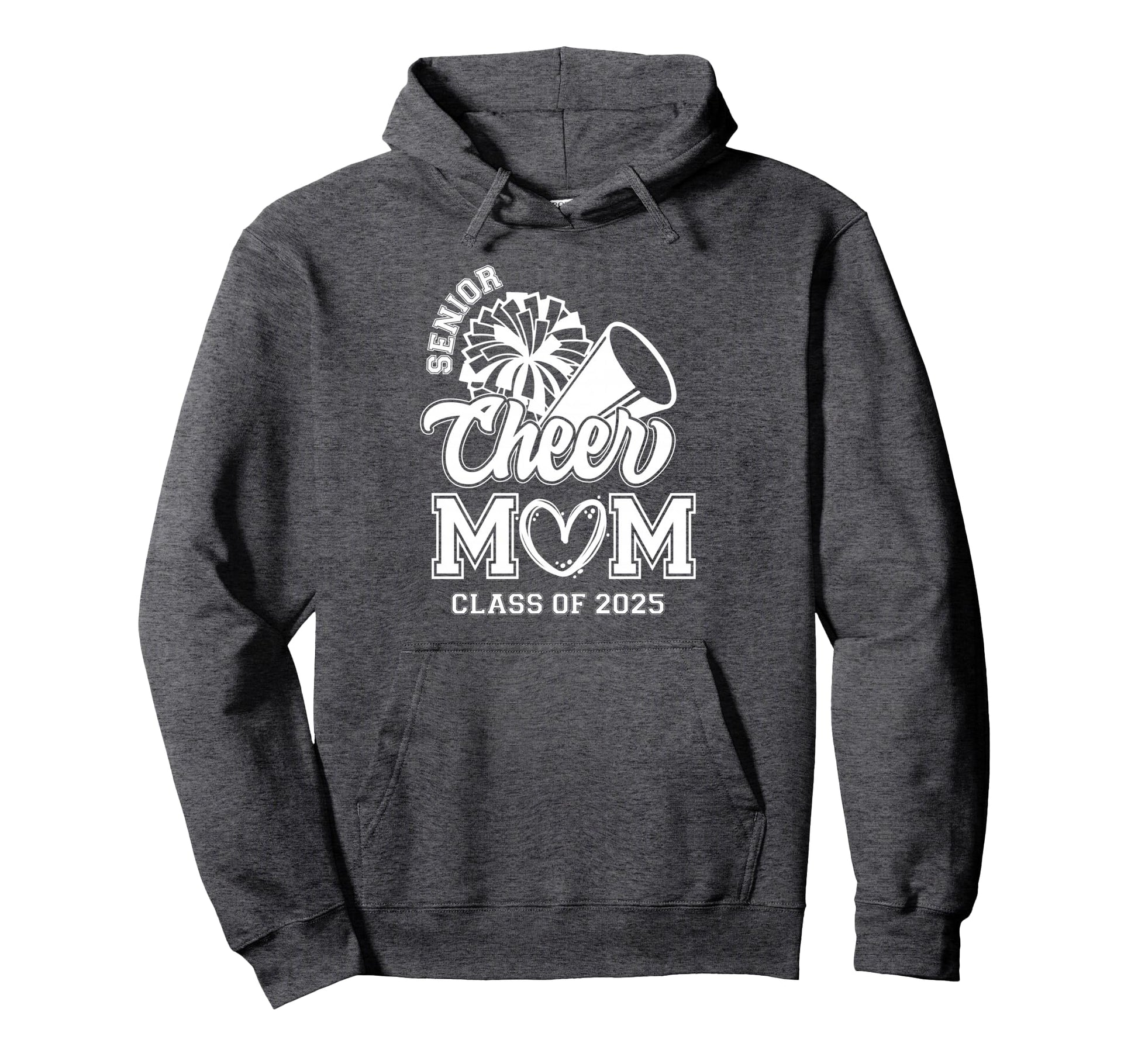 Senior Cheerleader Mom Cheer Class 2025 Hoodie - Streetwear Style Unisex - T-Shirt, Sweatshirt, Hoodie