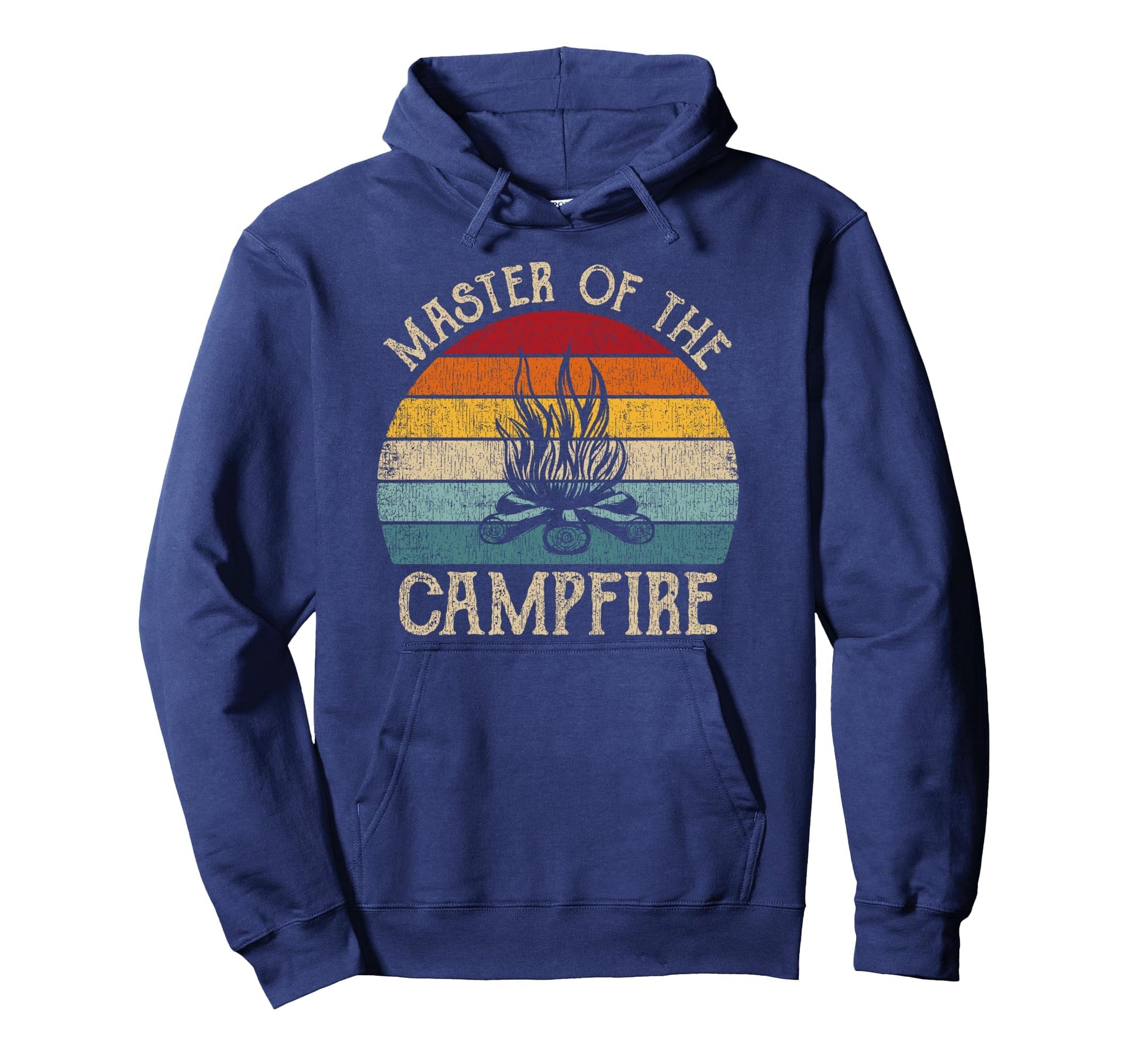 Camp Master Campfire Camping Camper Hoodie - Casual Everyday Wear Men Women - T-Shirt, Sweatshirt, Hoodie