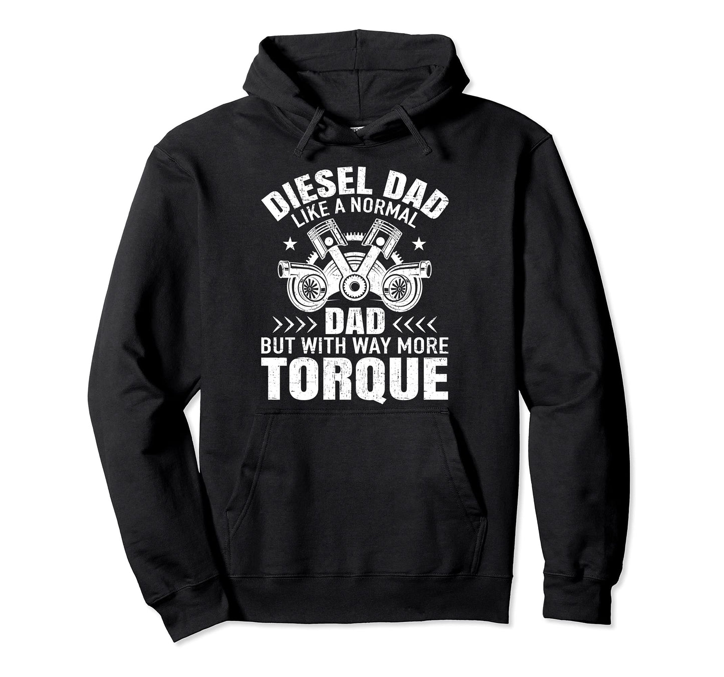 Diesel Mechanic Dad Automobile Hoodie - Fun Novelty Design Men Women - T-Shirt, Sweatshirt, Hoodie