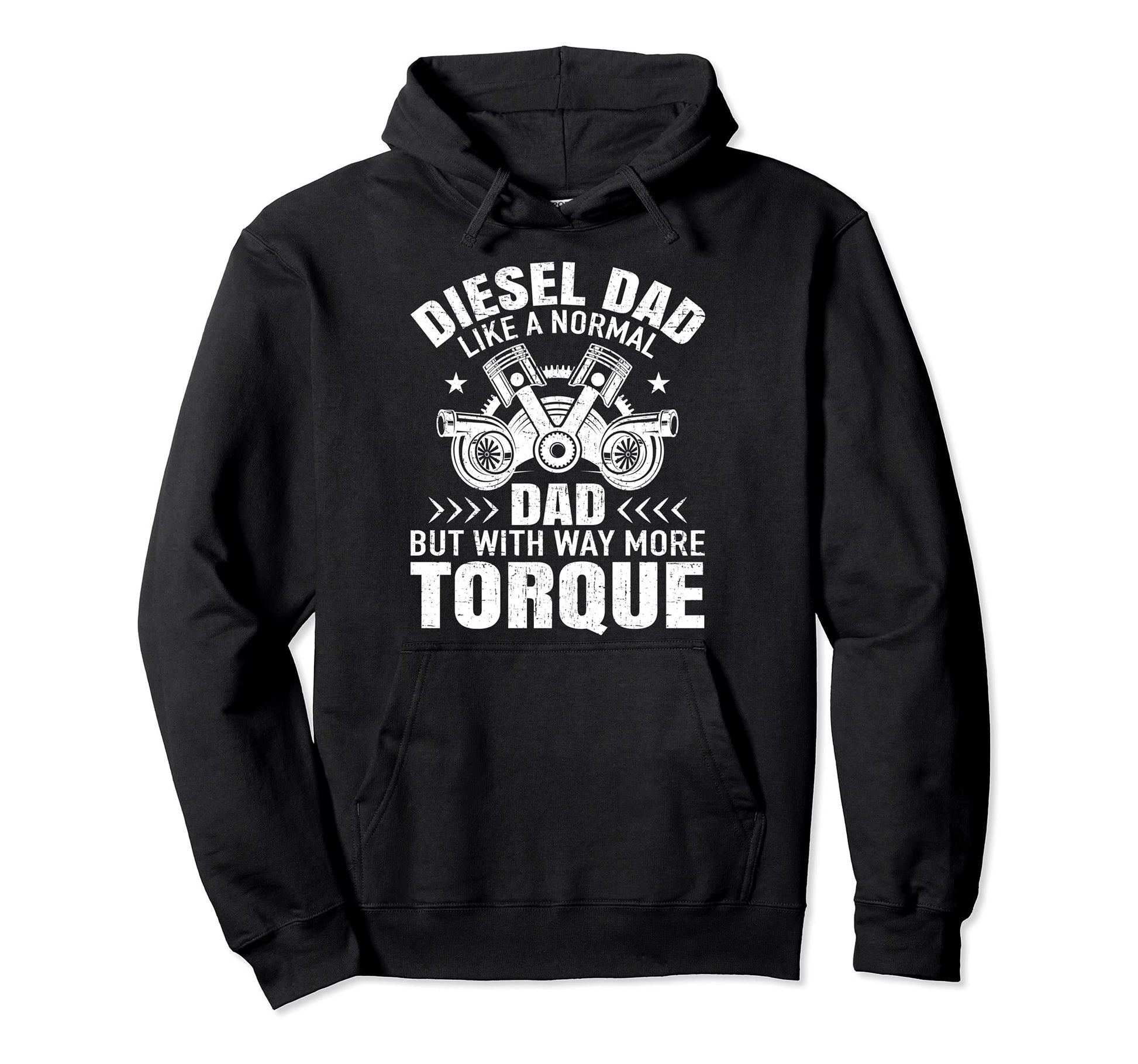 Diesel Mechanic Dad Automobile Hoodie - Fun Novelty Design Men Women - T-Shirt, Sweatshirt, Hoodie