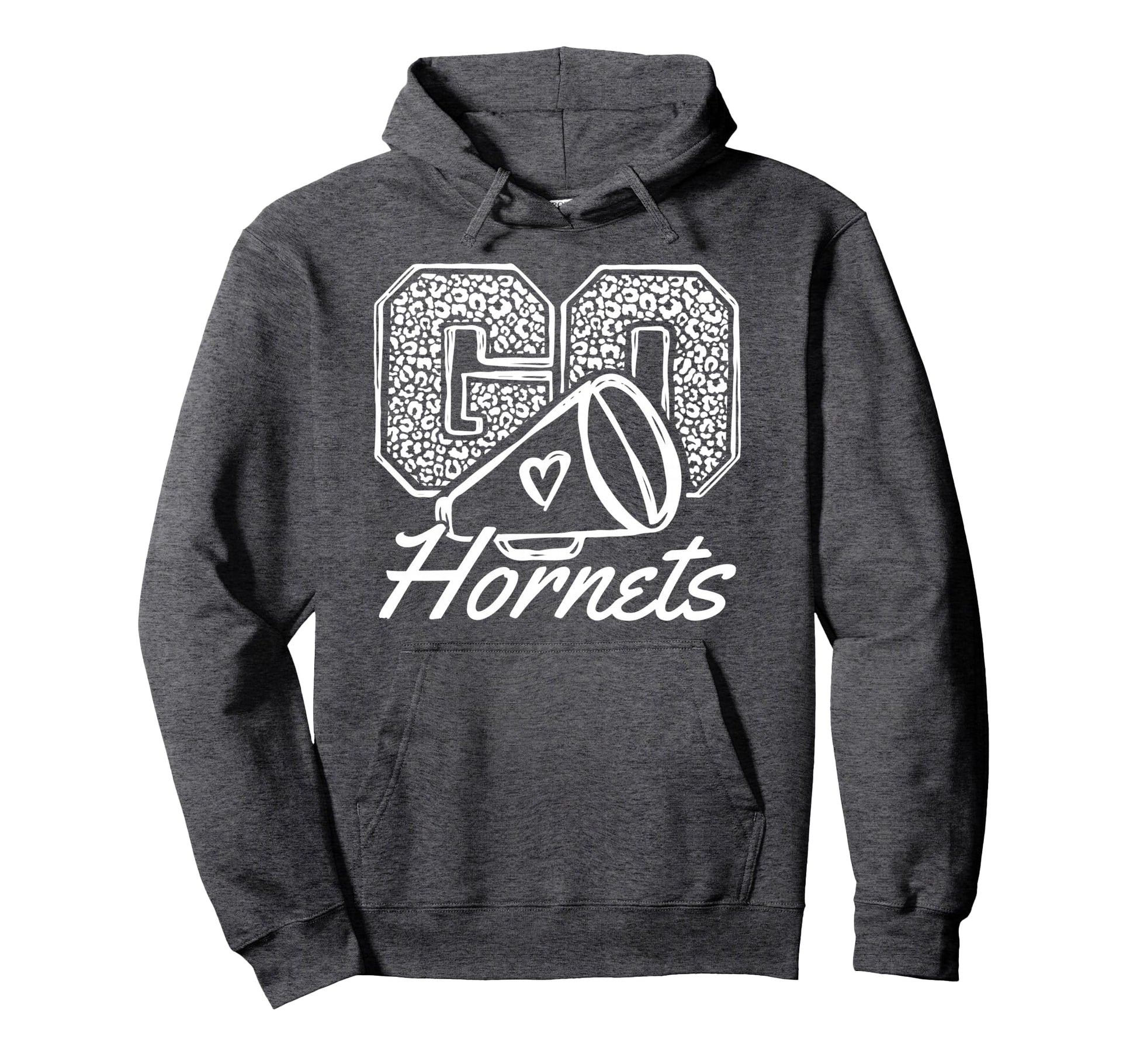 Go Cheer Hornets Sports Name Gifts Hoodie - Custom Art Print for Adults - T-Shirt, Sweatshirt, Hoodie