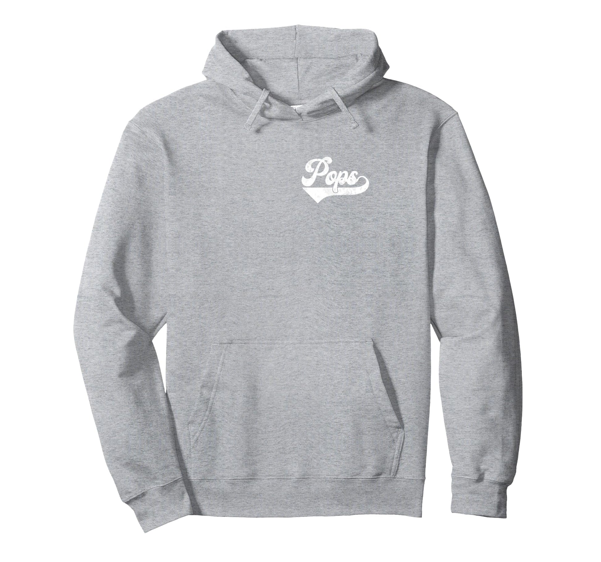 Mens Pops Fathers Day Papa Grandpa Hoodie - Unique Graphic Unisex - T-Shirt, Sweatshirt, Hoodie