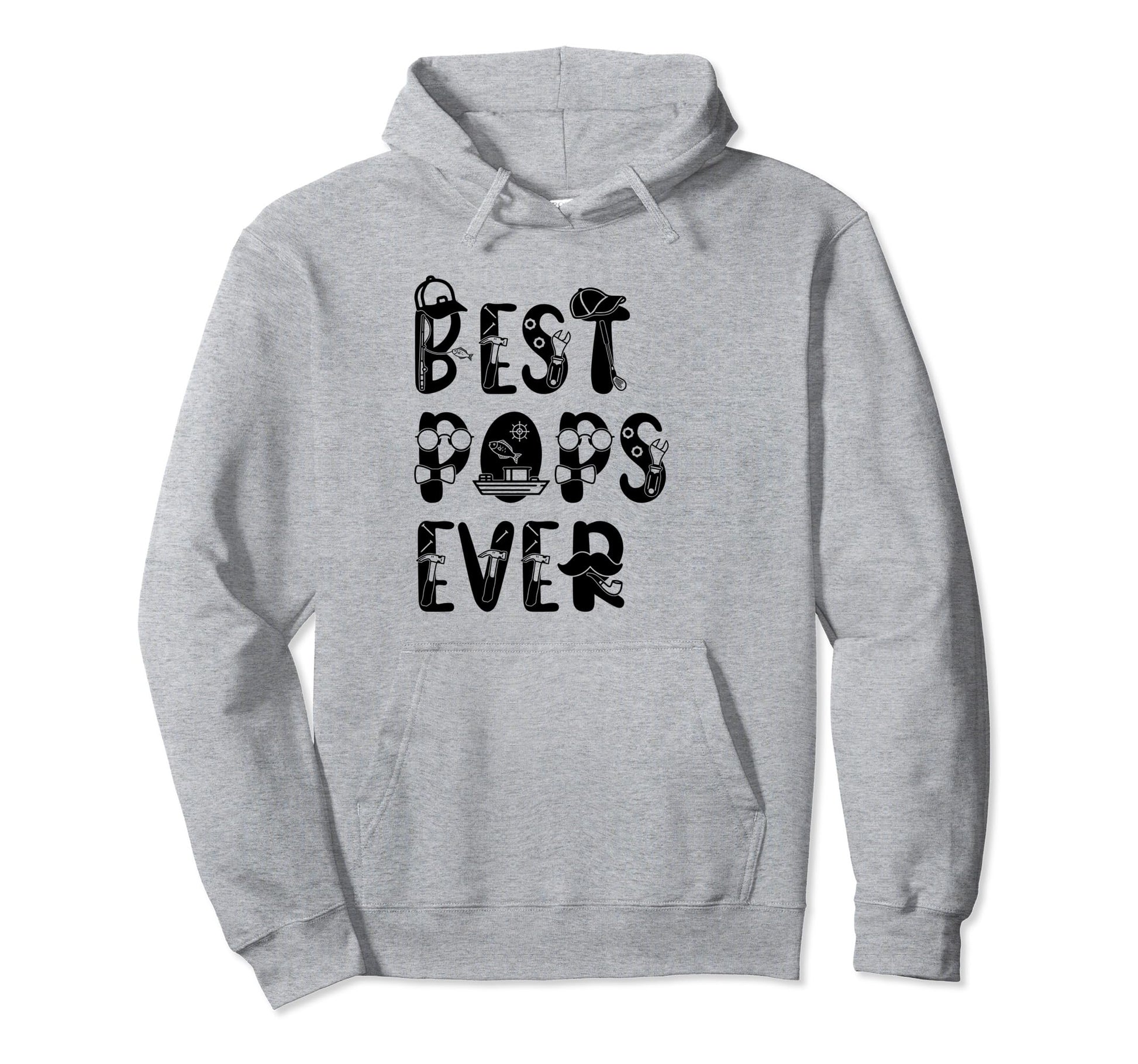 Funny Best Pops Ever Gift Hoodie - Aesthetic Graphic Men Women - T-Shirt, Sweatshirt, Hoodie