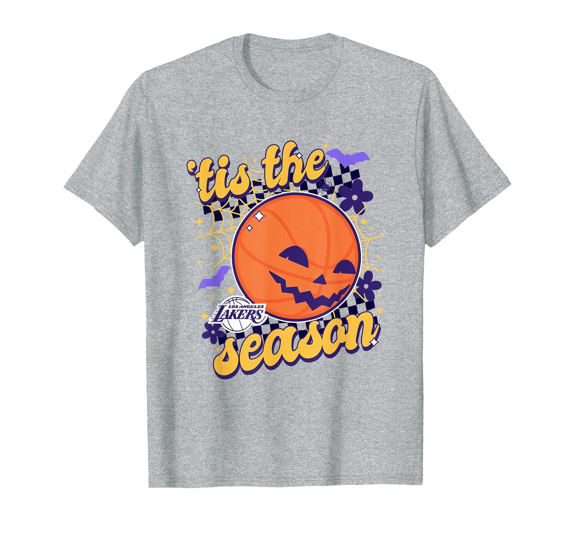 Nba Los Angeles Lakers Halloween T-Shirt - Casual Everyday Wear Men Women - T-Shirt, Sweatshirt, Hoodie