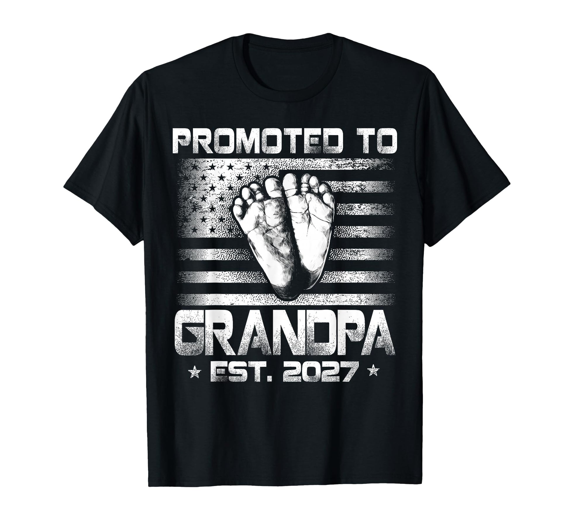 Promoted To Grandpa Est 2027 New Dad T-Shirt - Streetwear Style for Adults - T-Shirt, Sweatshirt, Hoodie
