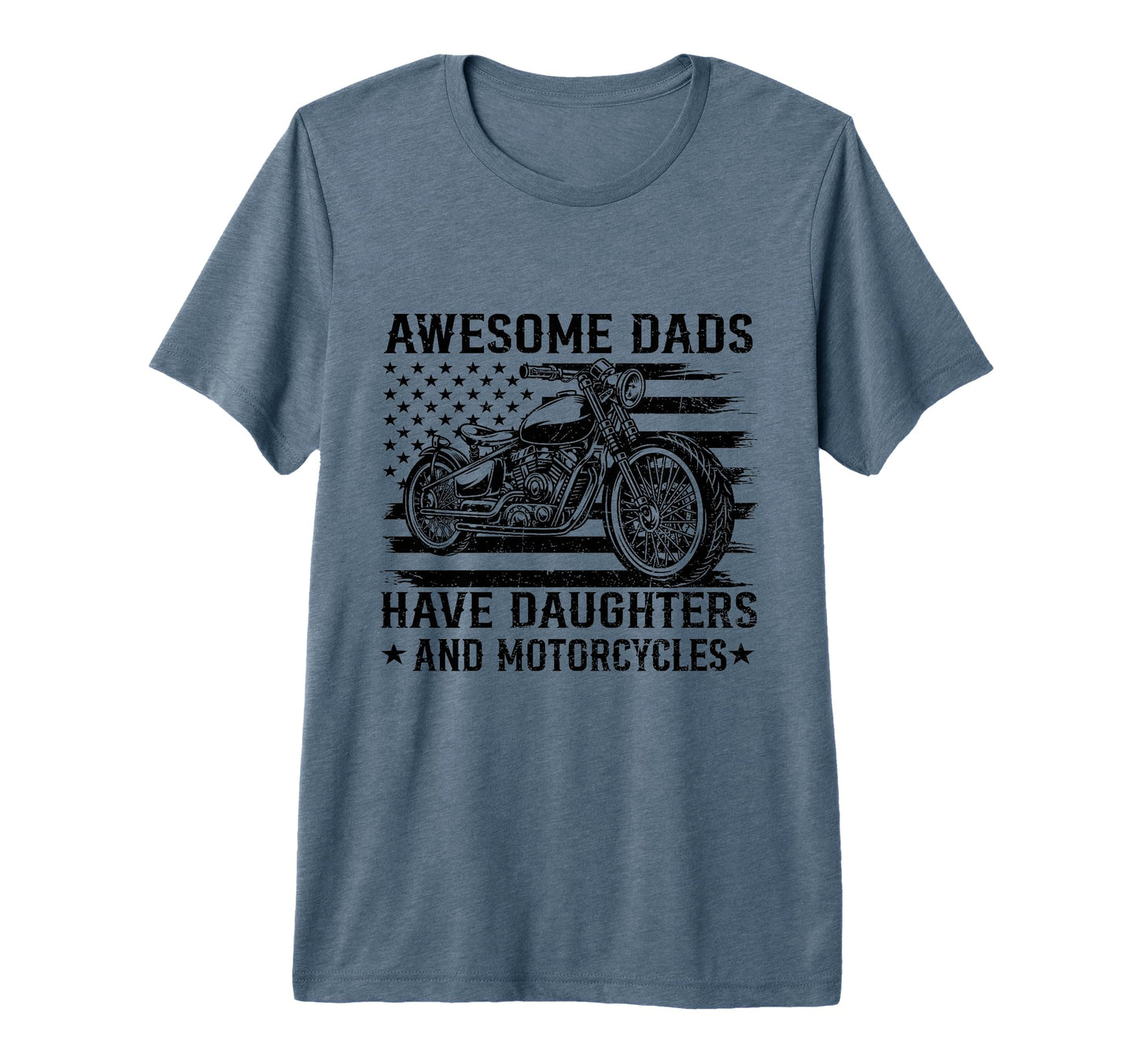 Mens Awesome Dads Have Daughters And T-Shirt - Graphic Print for Adults - T-Shirt, Sweatshirt, Hoodie