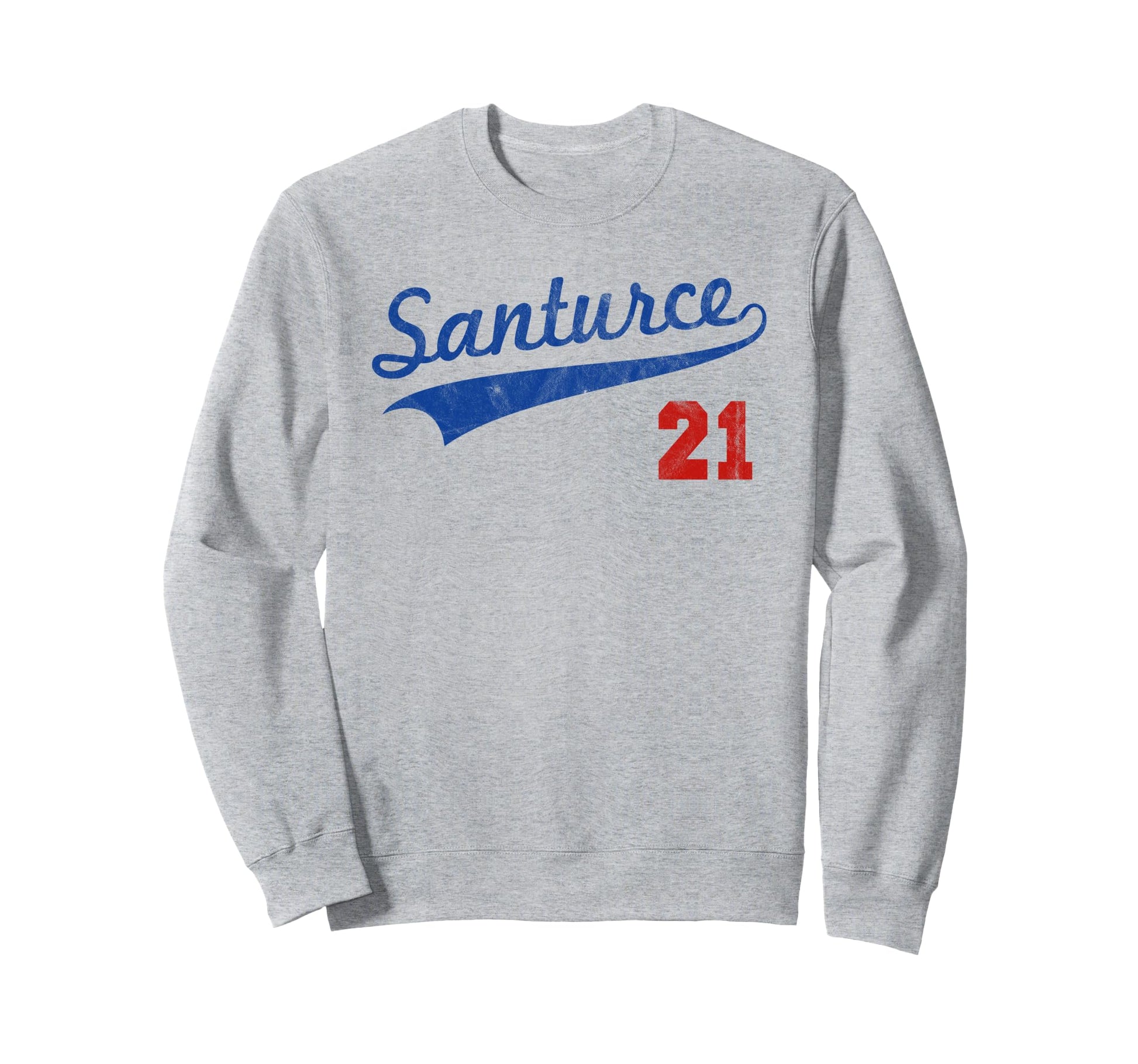 Distressed Santurce 21 Puerto Rico Sweatshirt - Unique Graphic Men Women - T-Shirt, Sweatshirt, Hoodie