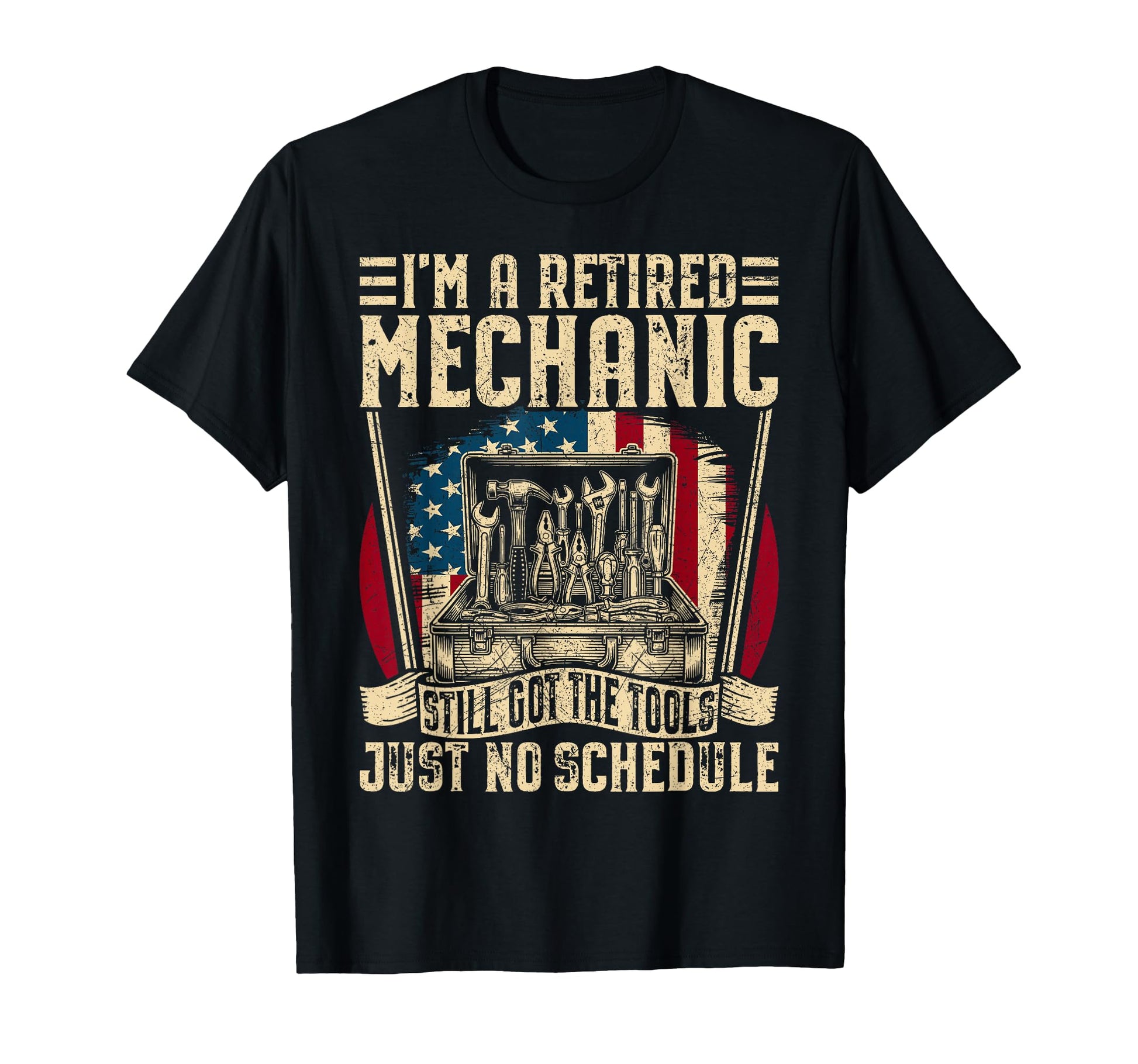 Funny Retired Car Mechanic Tool T-Shirt - Novelty Apparel for Adults - T-Shirt, Sweatshirt, Hoodie