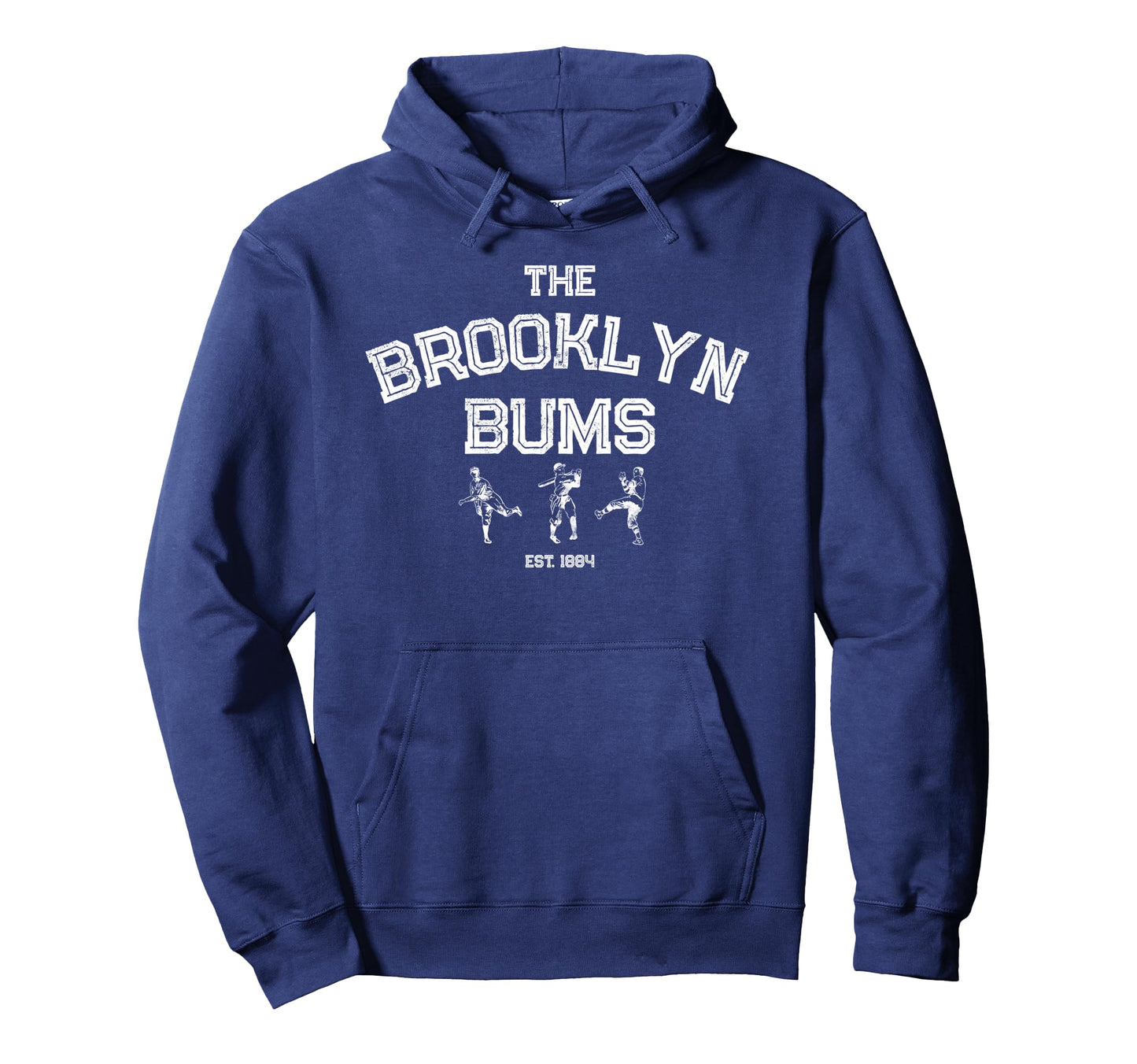 Brooklyn Bums New York Baseball Fan Hoodie - Aesthetic Graphic for Adults - T-Shirt, Sweatshirt, Hoodie