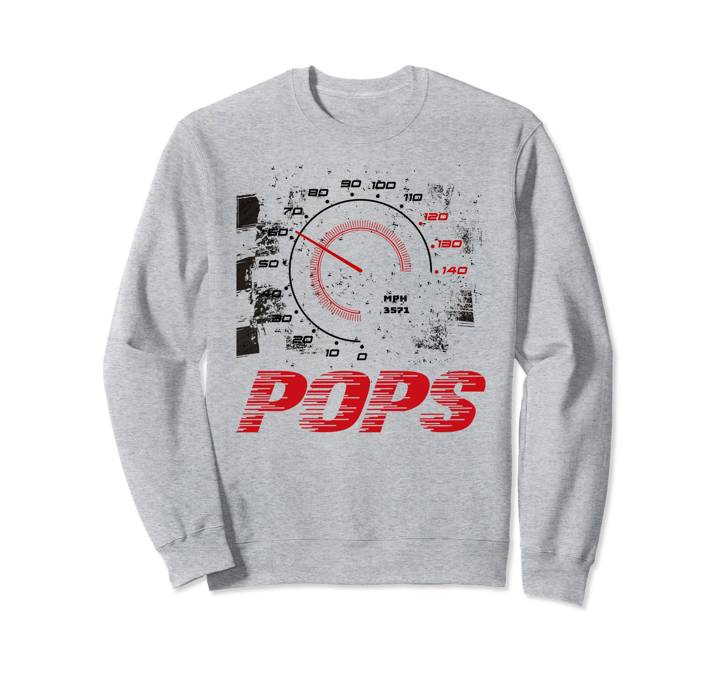Pops Racer Race Car Track Sweatshirt - Casual Everyday Wear for Adults - T-Shirt, Sweatshirt, Hoodie