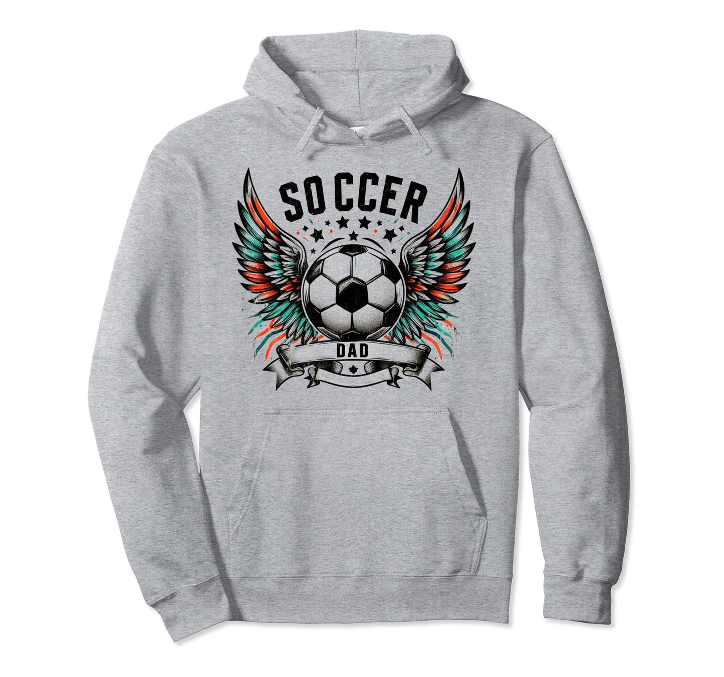 Soccer Dad Family Matching Dad Fathers Day Hoodie - Streetwear Style Unisex - T-Shirt, Sweatshirt, Hoodie