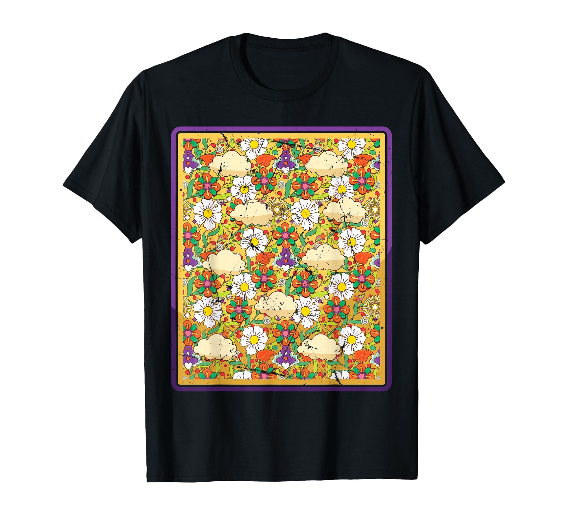 Clouds Indie Aesthetic Pop Art Flowers T-Shirt - Streetwear Style Unisex - T-Shirt, Sweatshirt, Hoodie