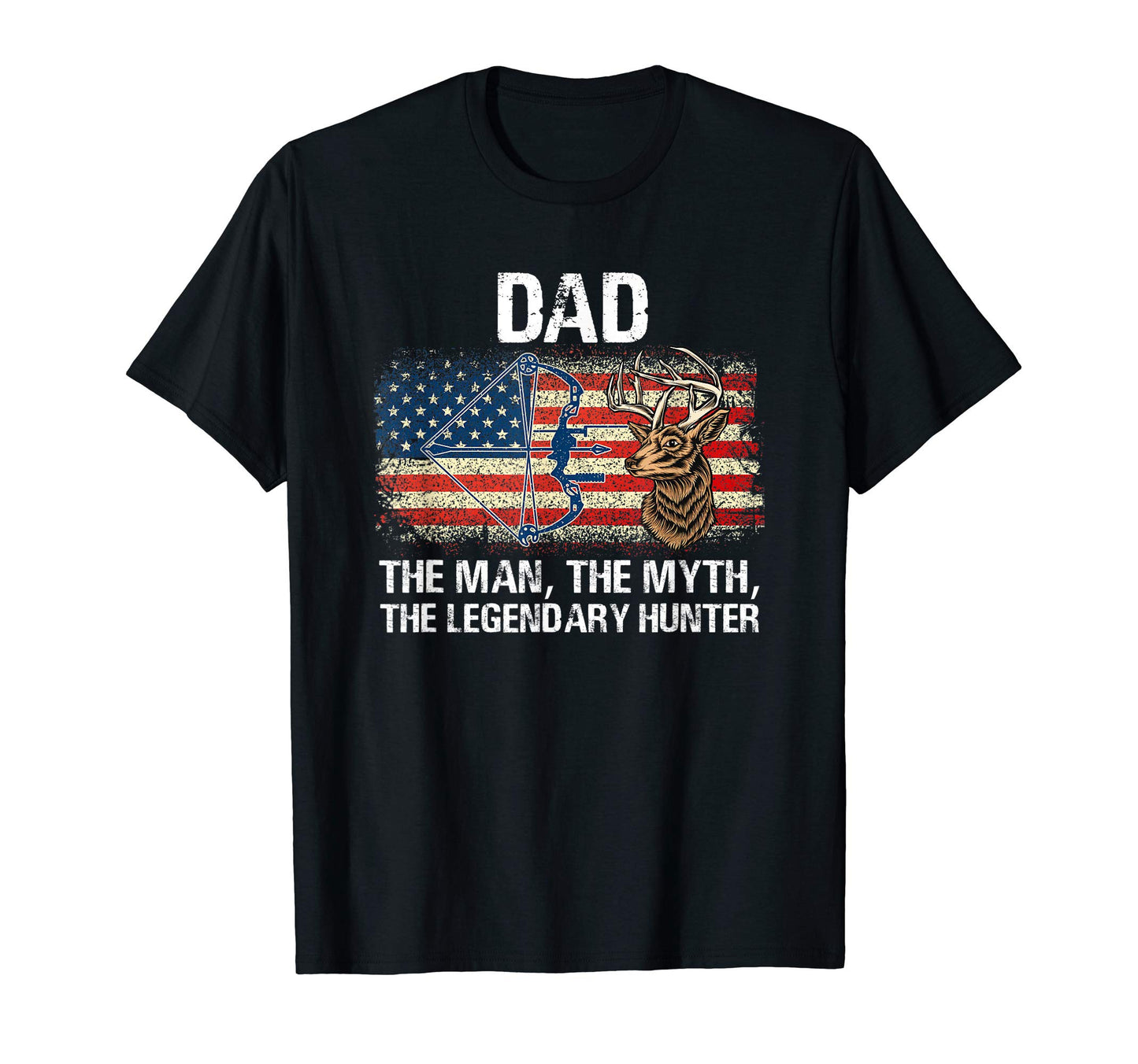 Dad Myth Legendary Bow Hunter T-Shirt - Streetwear Style for Adults - T-Shirt, Sweatshirt, Hoodie