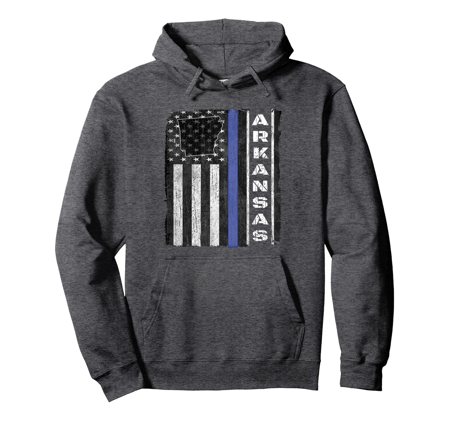 Arkansas Thin Blue Line Police Week Hoodie - Aesthetic Graphic for Adults - T-Shirt, Sweatshirt, Hoodie