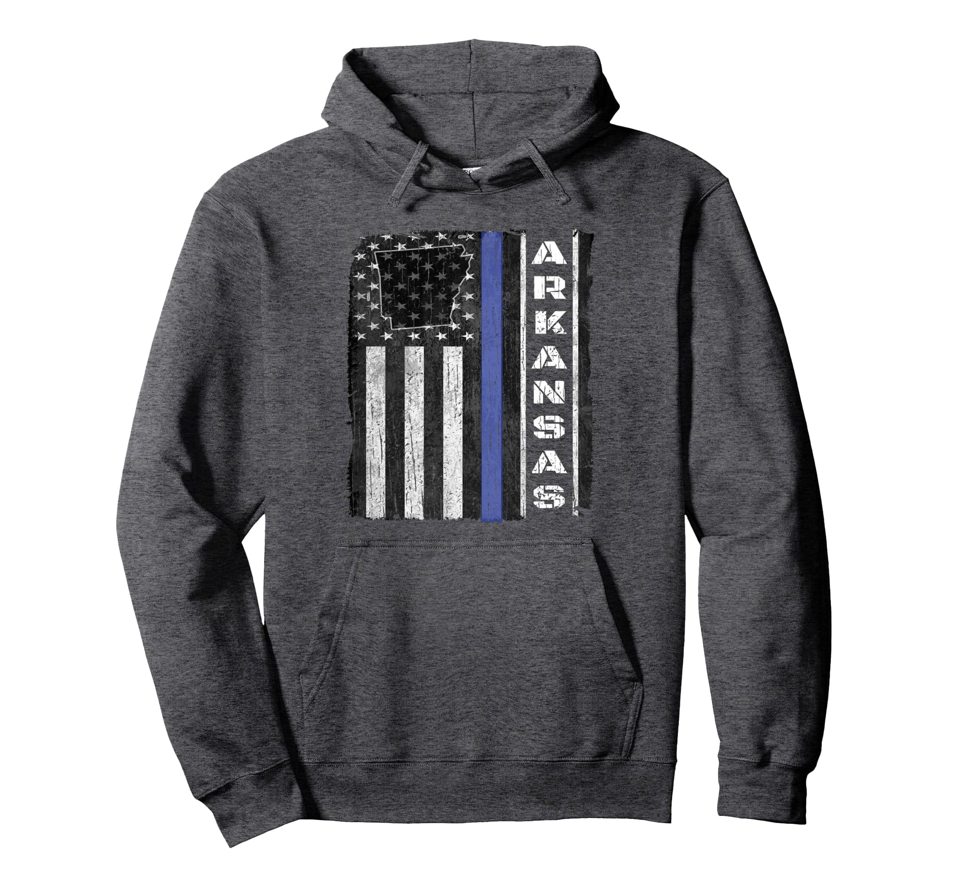 Arkansas Thin Blue Line Police Week Hoodie - Aesthetic Graphic for Adults - T-Shirt, Sweatshirt, Hoodie