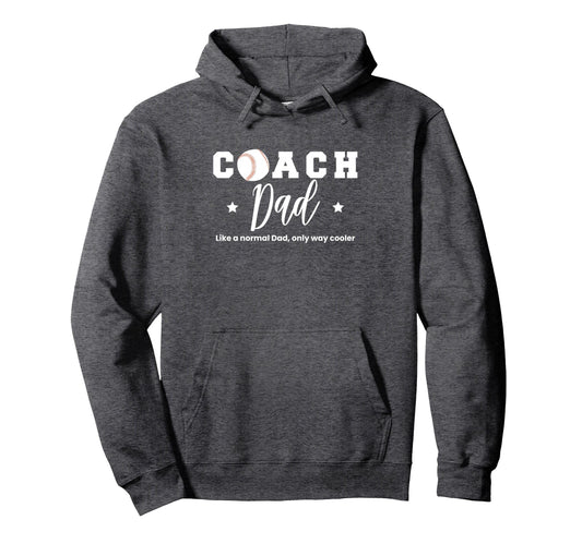 Baseball Dad Coach Definition Hoodie - Trendy Graphic for Adults - T-Shirt, Sweatshirt, Hoodie