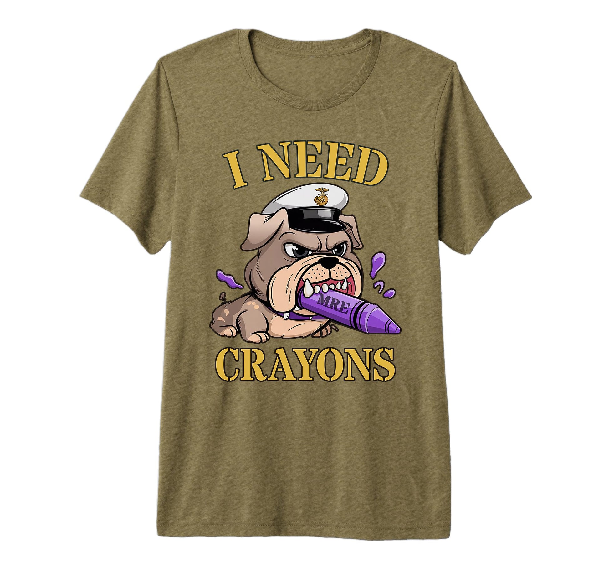 Funny I Need Crayons Bulldog Father Son T-Shirt - Minimalist Print Unisex - T-Shirt, Sweatshirt, Hoodie