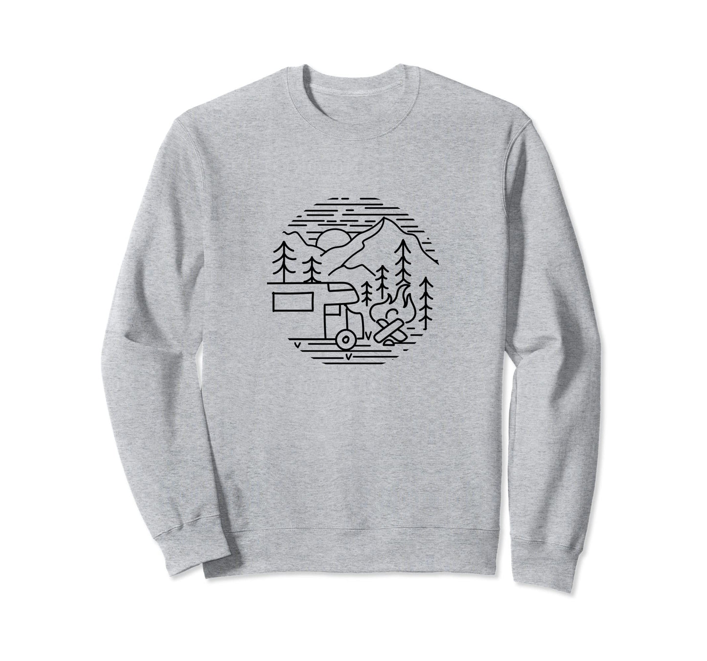 Camping Nature Wildlife Hiking Sweatshirt - Novelty Apparel Men Women - T-Shirt, Sweatshirt, Hoodie