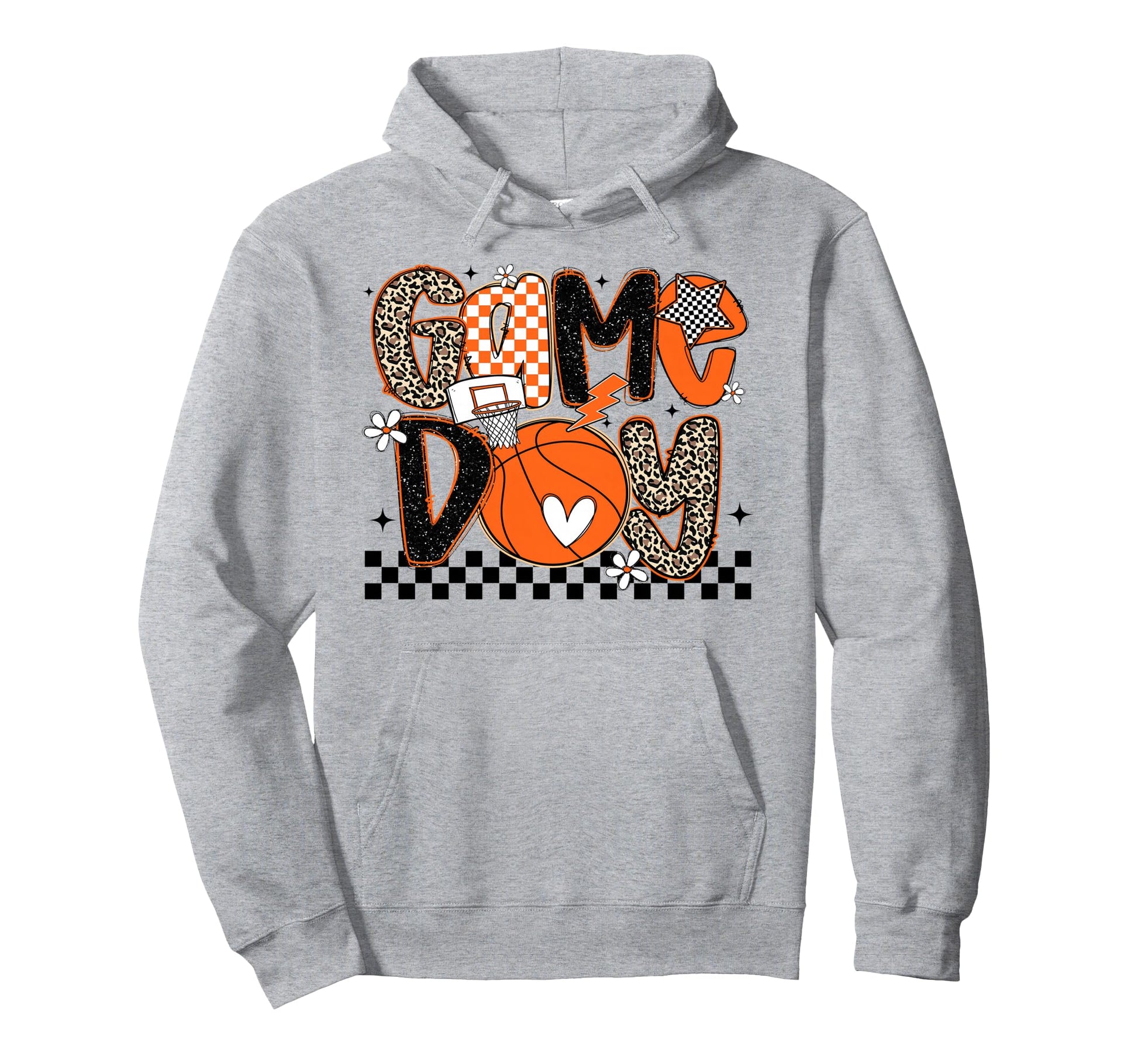 Game Day Basketball Game Day Hoodie - Custom Art Print Men Women - T-Shirt, Sweatshirt, Hoodie