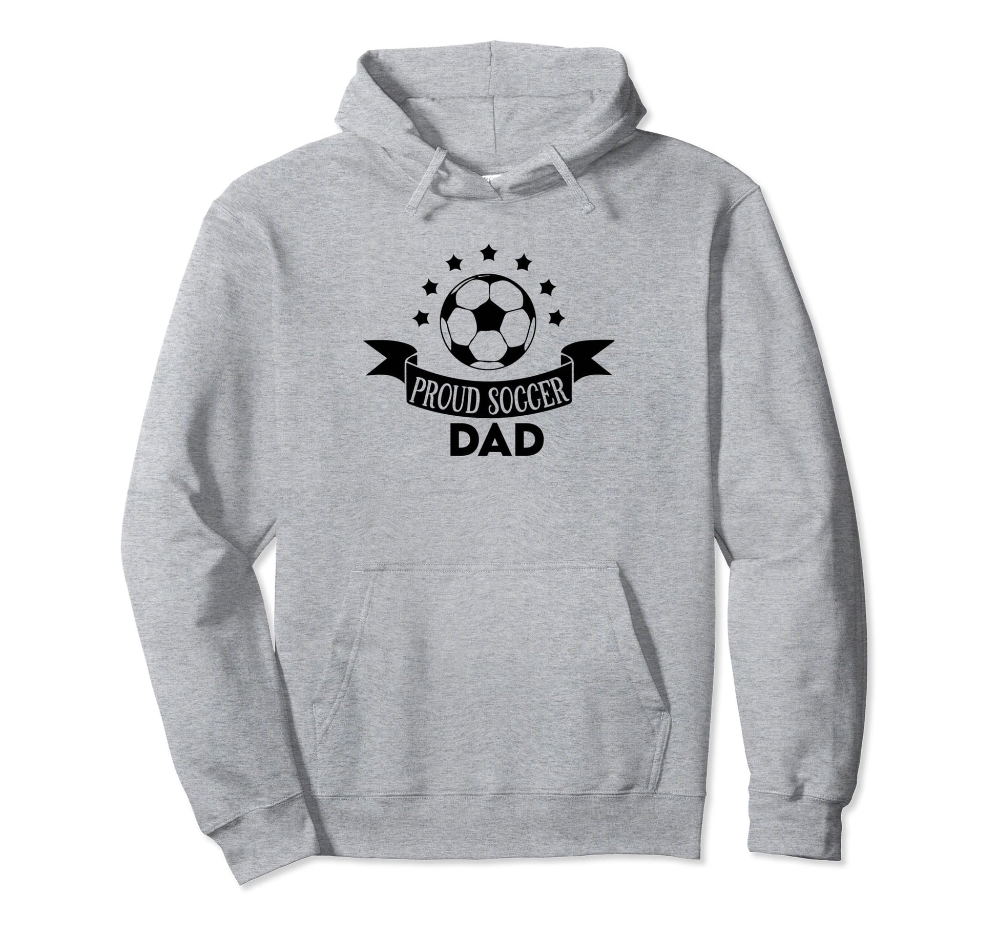 Proud Soccer Dad Father Sport Soccer Hoodie - Custom Art Print Unisex - T-Shirt, Sweatshirt, Hoodie