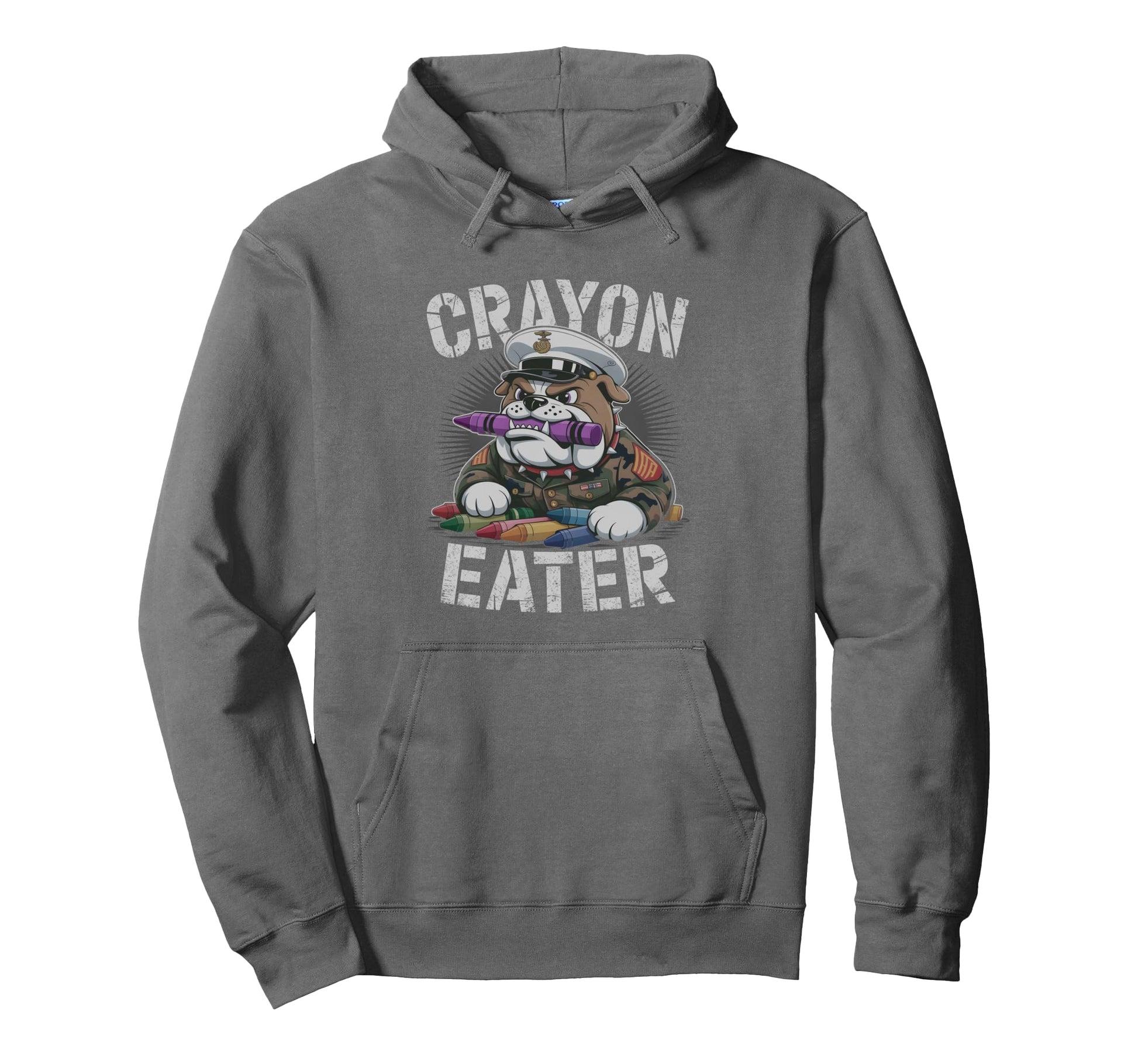 Sarcastic Crayons Eater Officer Hoodie - Custom Art Print Men Women - T-Shirt, Sweatshirt, Hoodie
