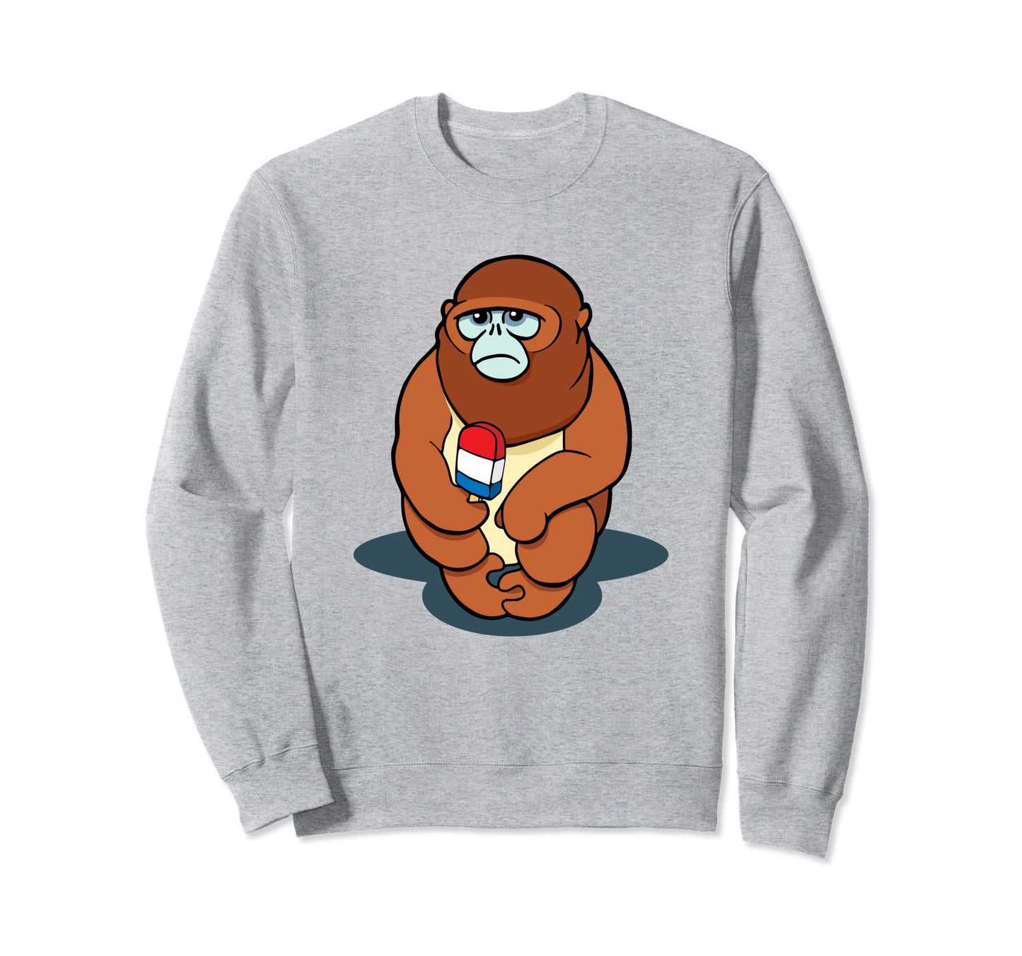 Snub Nosed Monkey Funny Monkey Ice Sweatshirt - Trendy Graphic Men Women - T-Shirt, Sweatshirt, Hoodie