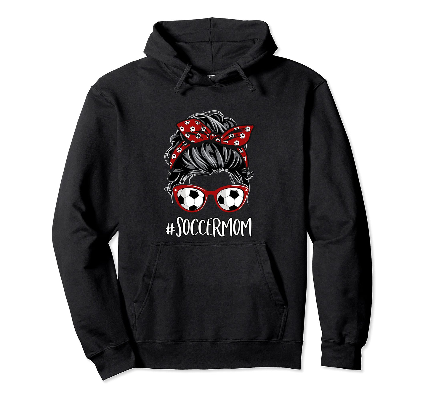Soccer Mom Soccer Lover Football Hoodie - Aesthetic Graphic Men Women - T-Shirt, Sweatshirt, Hoodie