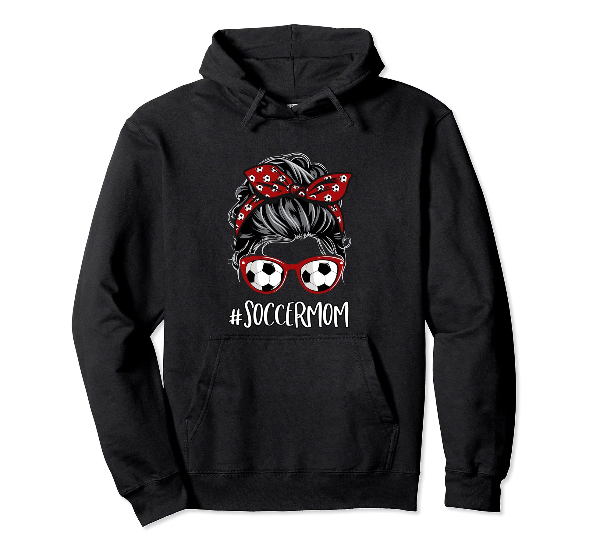 Soccer Mom Soccer Lover Football Hoodie - Aesthetic Graphic Men Women - T-Shirt, Sweatshirt, Hoodie