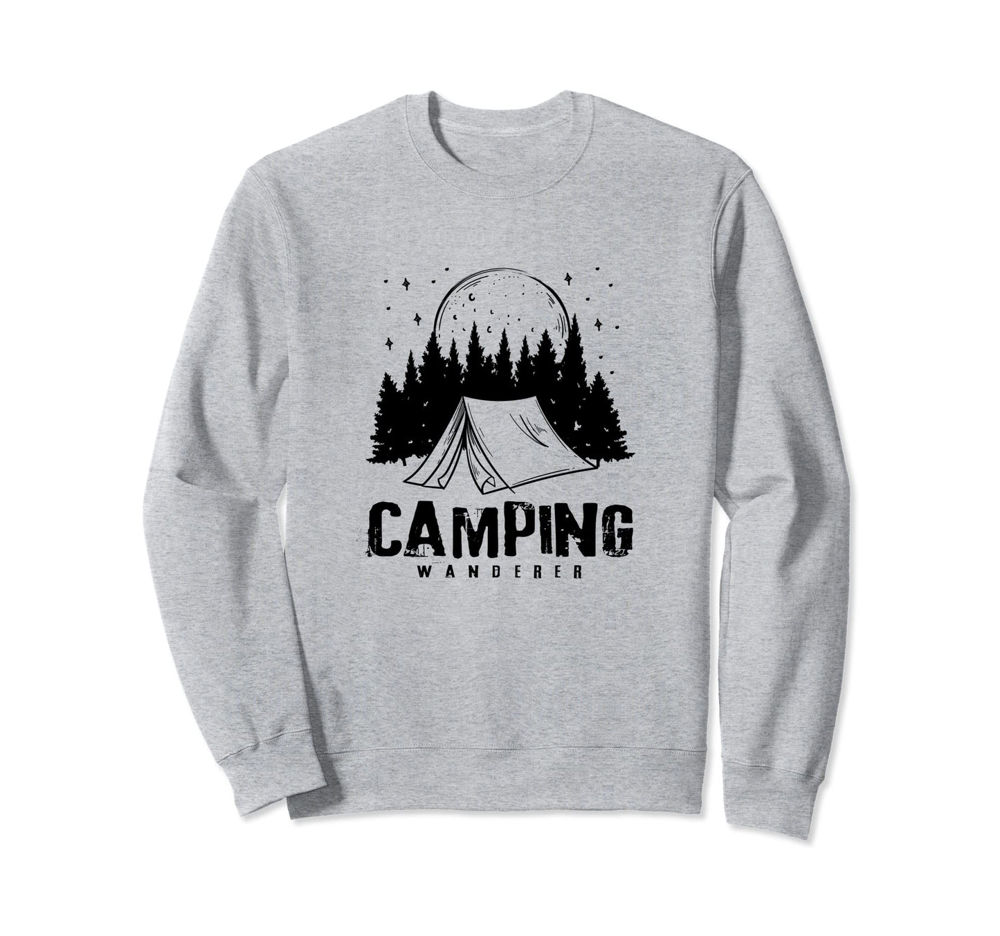 Camping Wanderer Hiking Nature Sweatshirt - Novelty Apparel Men Women - T-Shirt, Sweatshirt, Hoodie