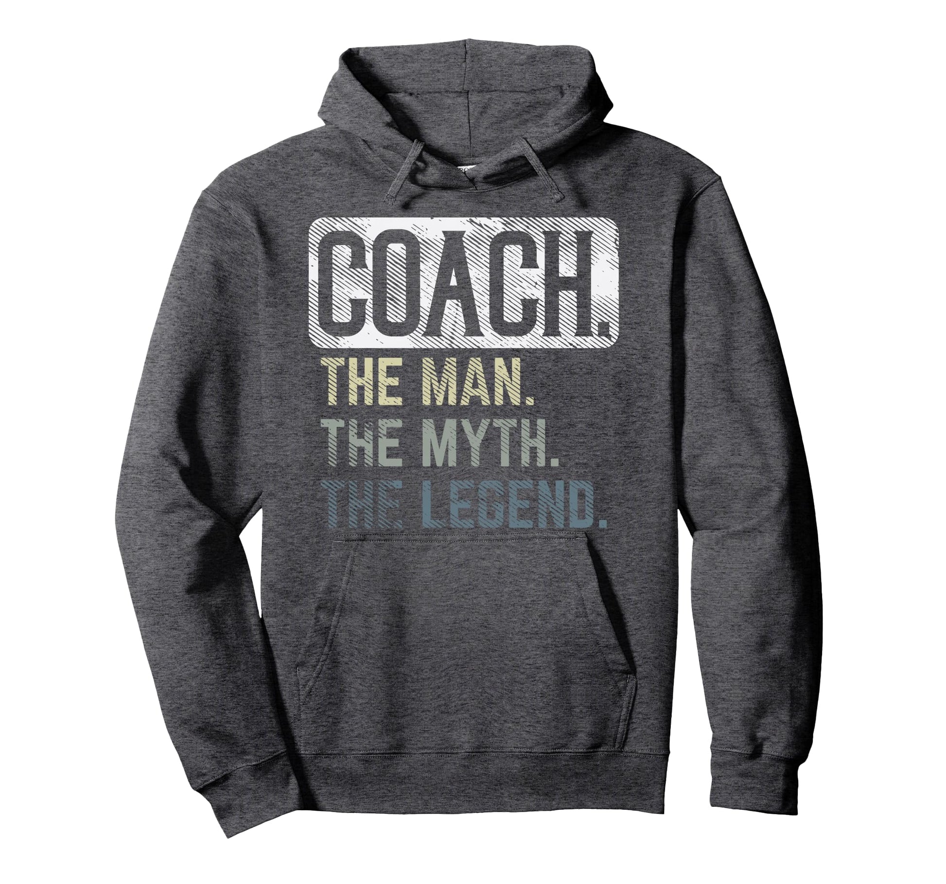Coach Myth Legend Basketball Pe Soccer Hoodie - Graphic Print for Adults - T-Shirt, Sweatshirt, Hoodie