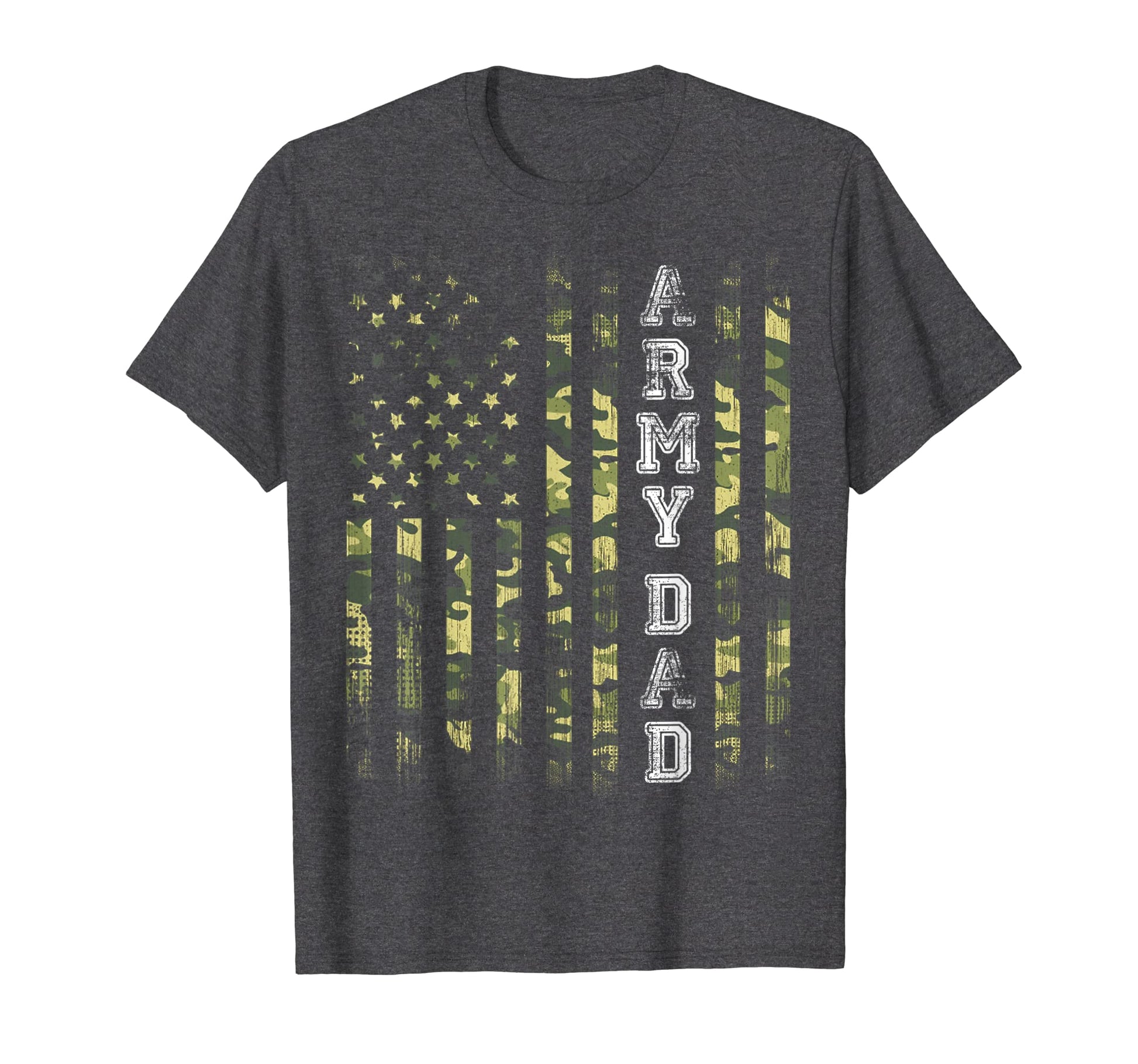 Mens Us Flag Army Dad Veteran Fathers T-Shirt - Fun Novelty Design Unisex - T-Shirt, Sweatshirt, Hoodie