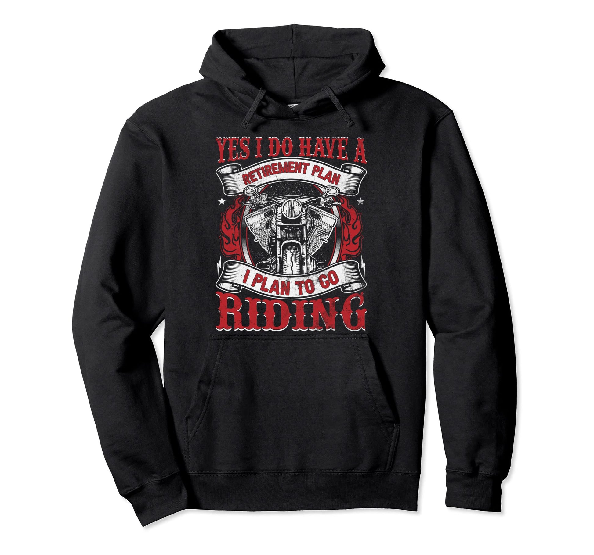 Retirement Outfit Motorcycle Riders Hoodie - Streetwear Style for Adults - T-Shirt, Sweatshirt, Hoodie