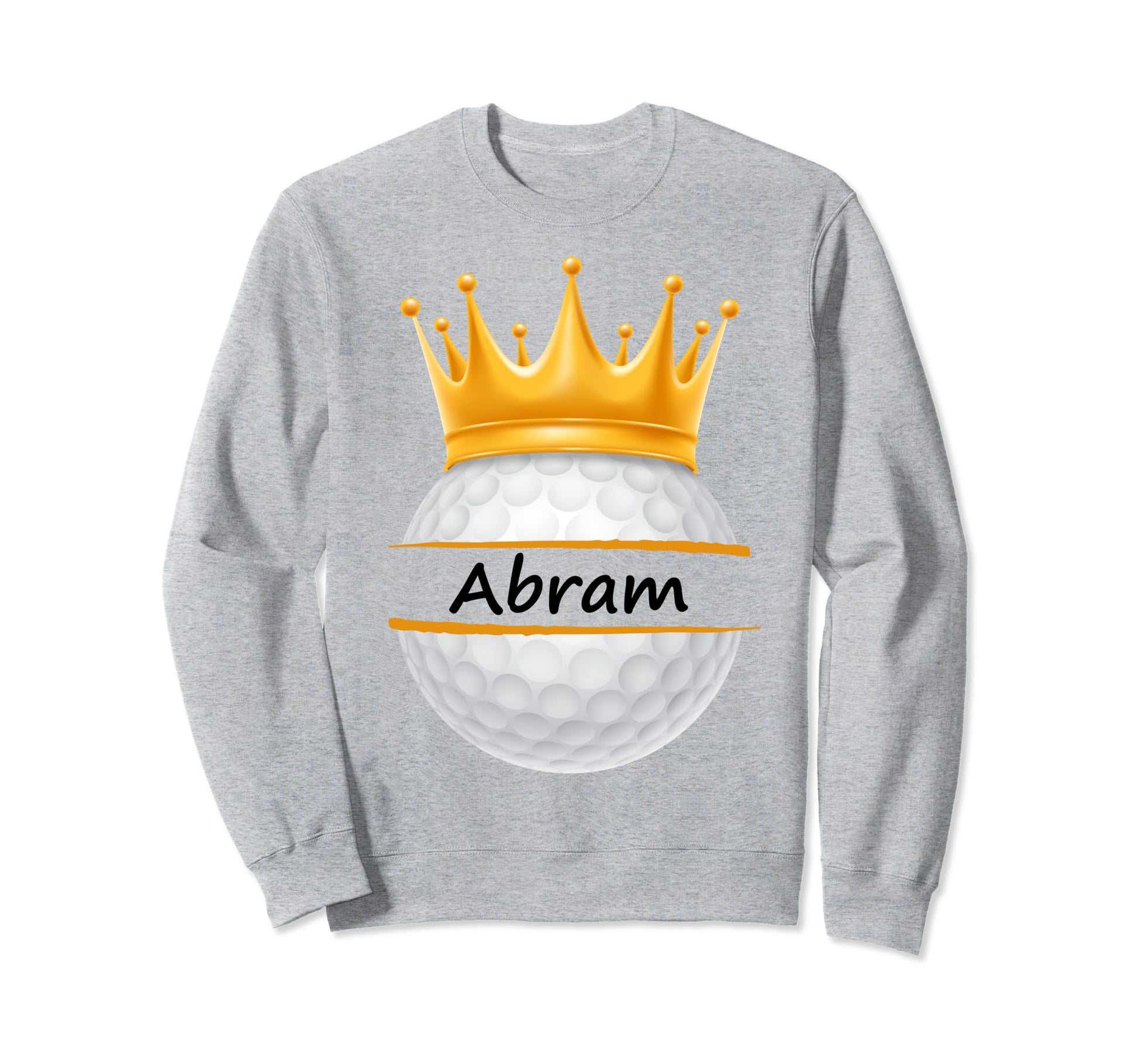 Novelty Golf Personalized Name Abram Sweatshirt - Custom Art Print Unisex - T-Shirt, Sweatshirt, Hoodie