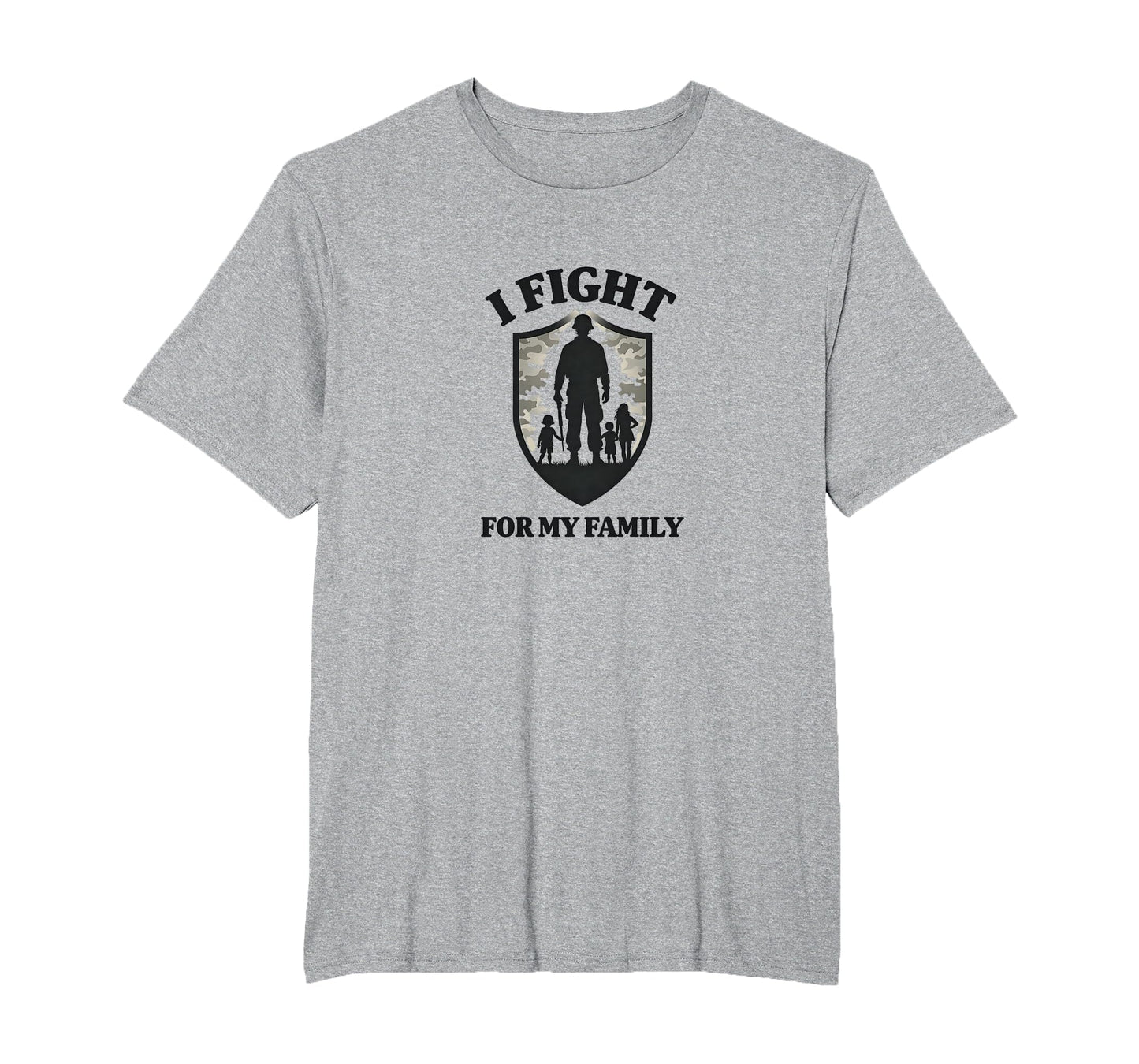 Army Dads I Fight My Family Military T-Shirt - Novelty Apparel Unisex - T-Shirt, Sweatshirt, Hoodie