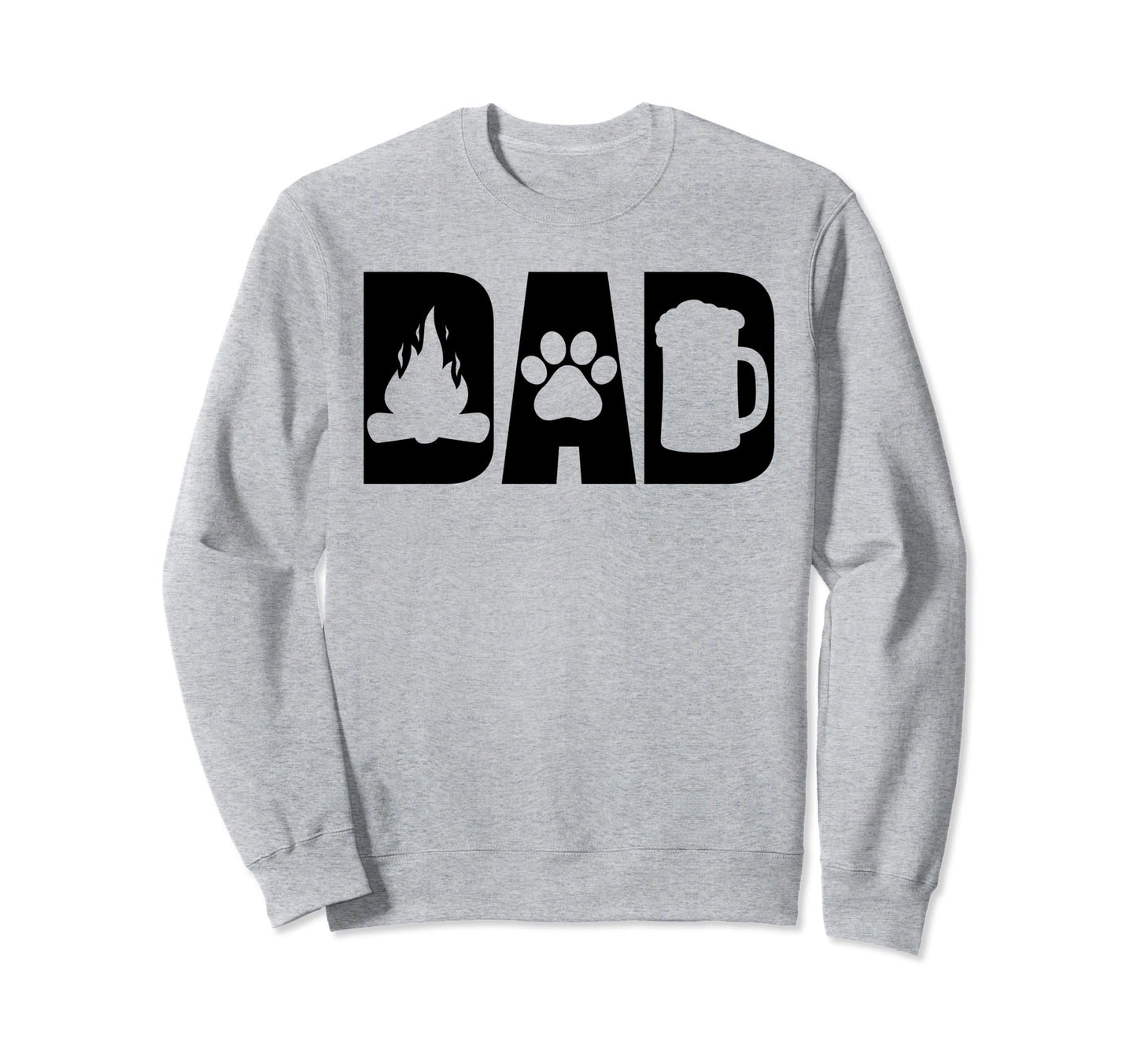 Best Camping Beer Lovin Dog Dad Sweatshirt - Unique Graphic for Adults - T-Shirt, Sweatshirt, Hoodie
