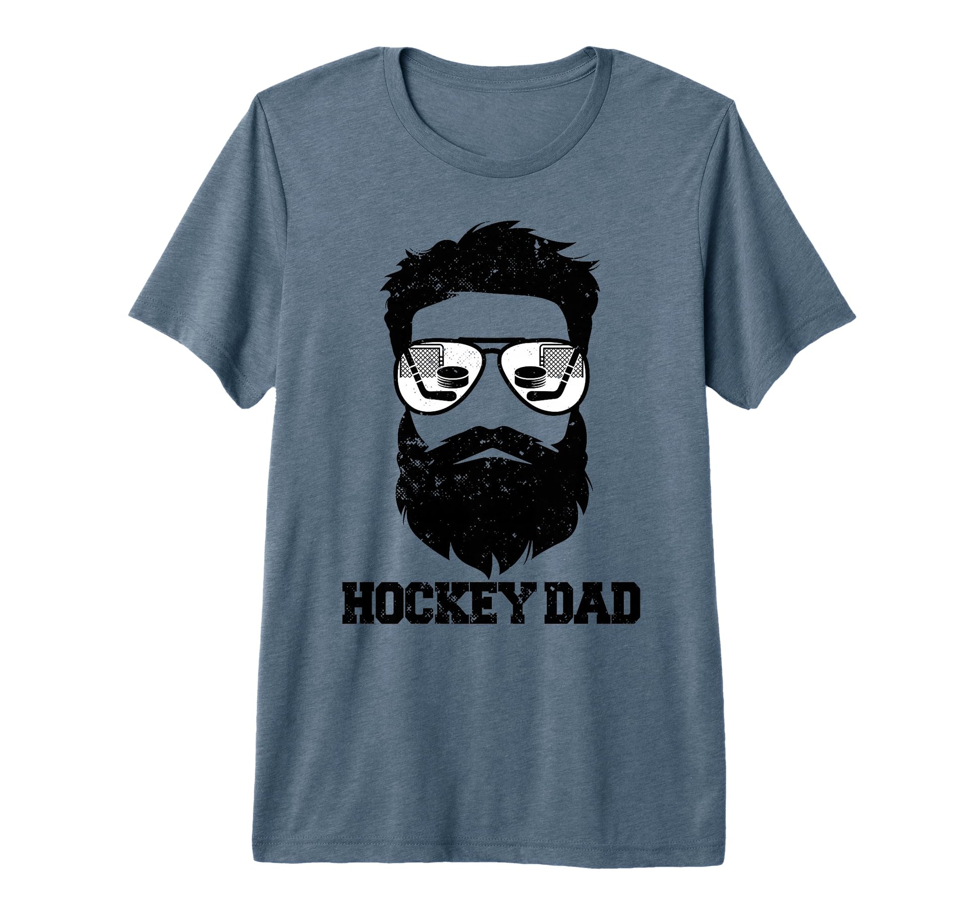 Mens Hockey Dad Funny Messy Hair T-Shirt - Streetwear Style Men Women - T-Shirt, Sweatshirt, Hoodie