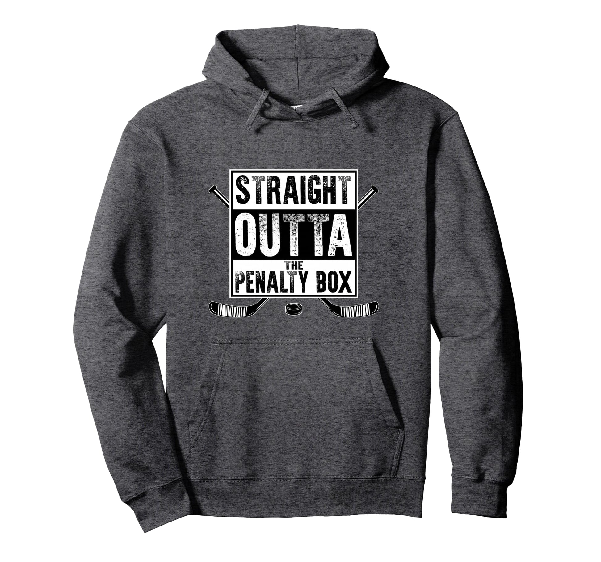 Ice Hockey Player Gift Straight Outta Hoodie - Graphic Print for Adults - T-Shirt, Sweatshirt, Hoodie