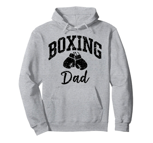 Boxing Dad Athlete Enthusiast Sporty Hoodie - Aesthetic Graphic for Adults - T-Shirt, Sweatshirt, Hoodie