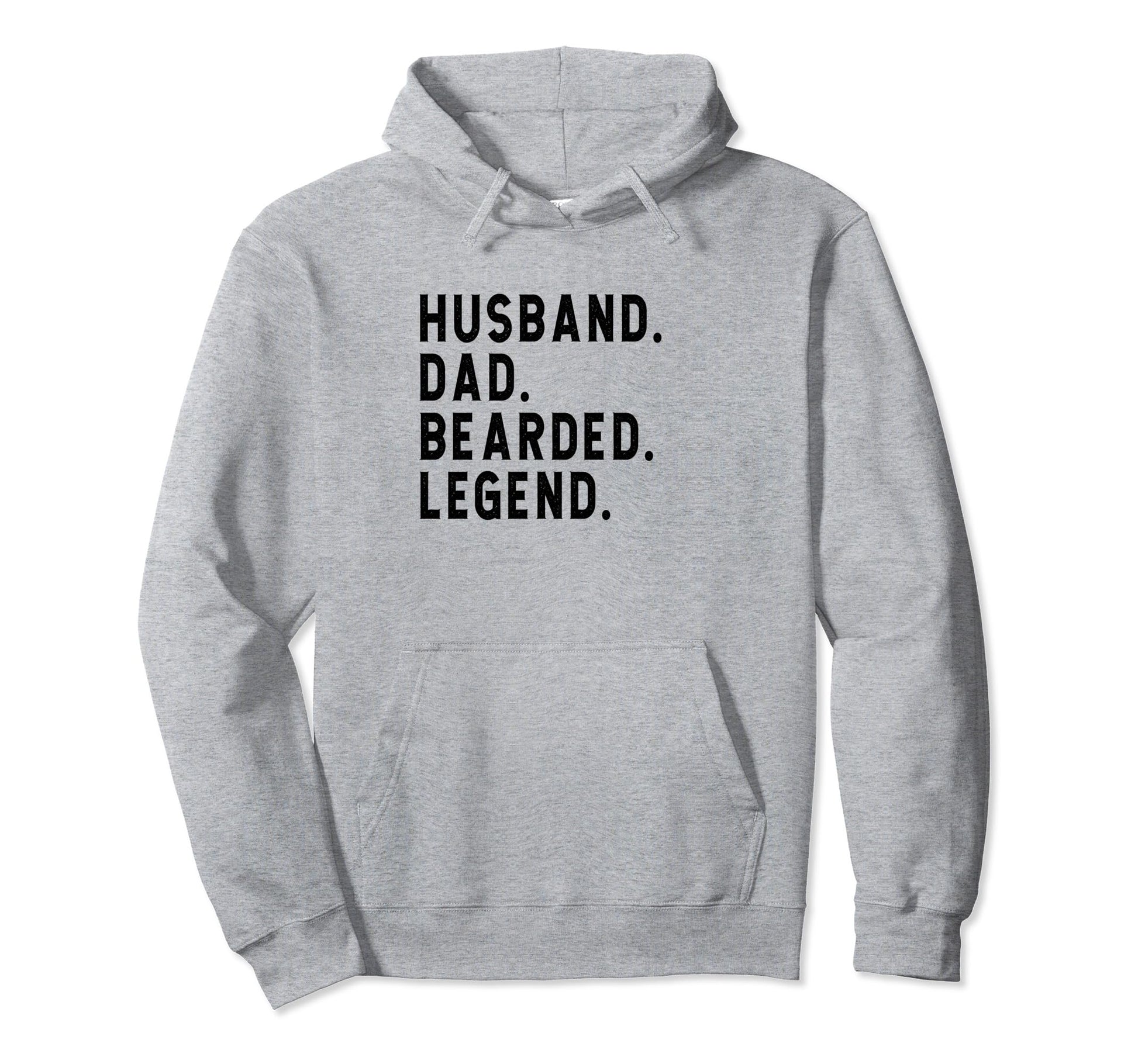 Husband Dad Bearded Legend Fathers Day Hoodie - Novelty Apparel for Adults - T-Shirt, Sweatshirt, Hoodie