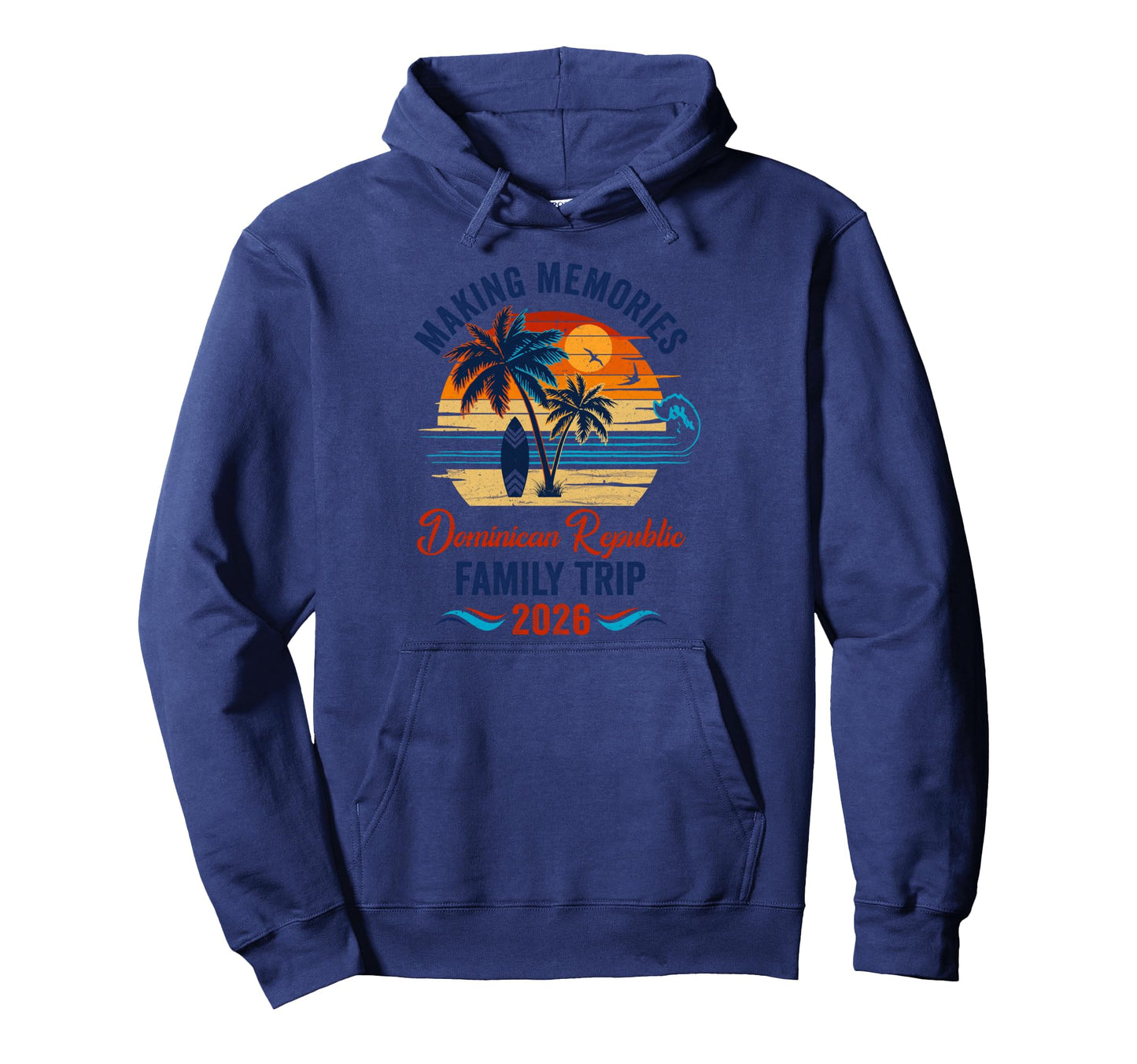 Dominican Republic Family Vacation 2026 Hoodie - Minimalist Print Unisex - T-Shirt, Sweatshirt, Hoodie
