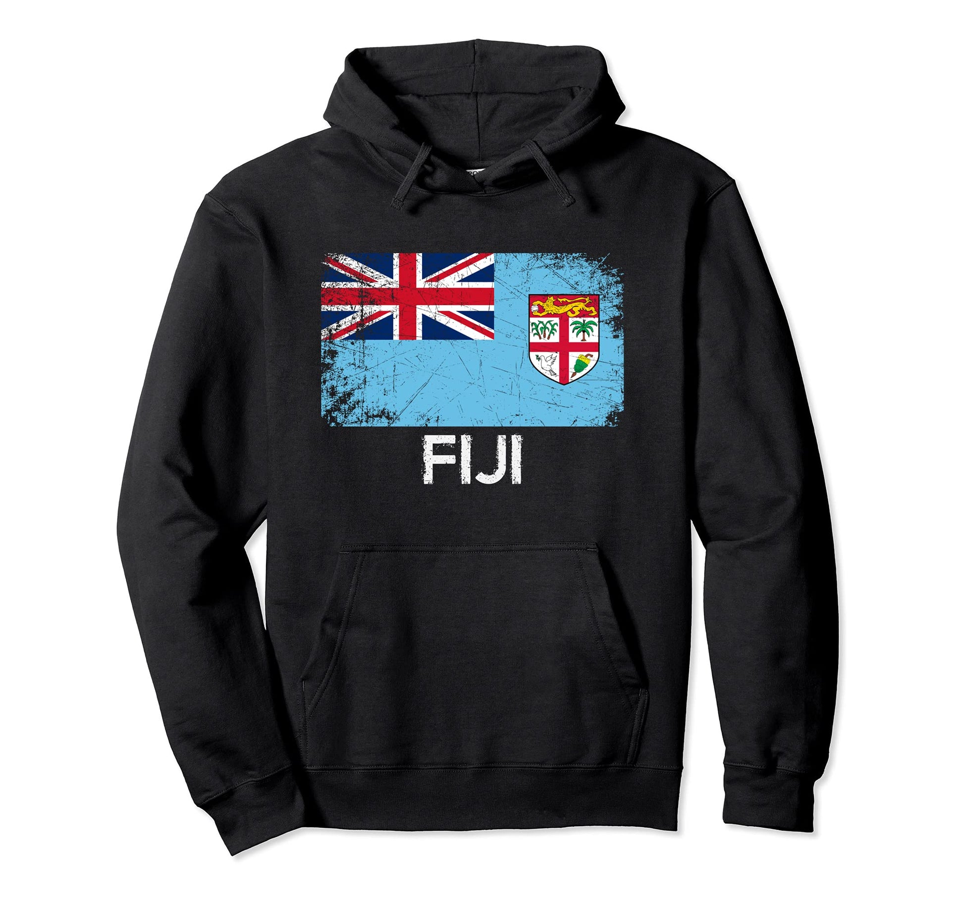 Fijian Flag Made Fiji Gift Hoodie - Trendy Graphic Unisex - T-Shirt, Sweatshirt, Hoodie