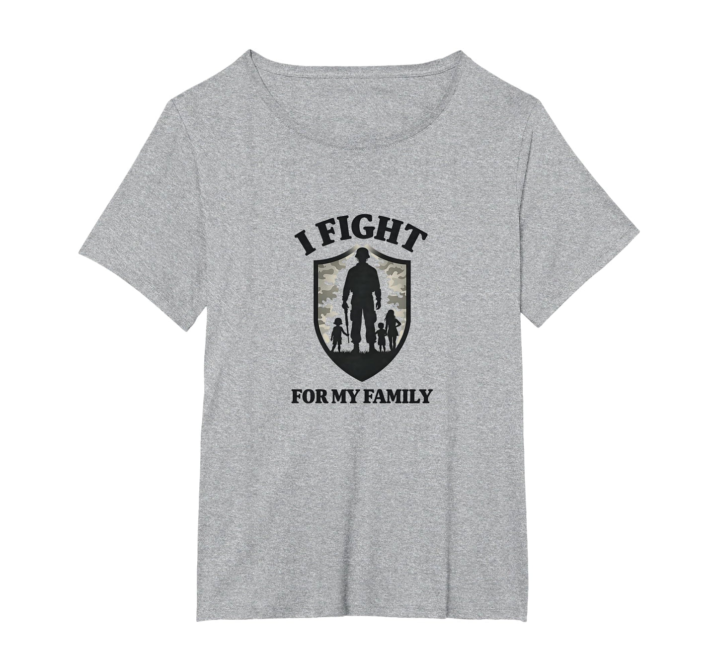 Army Dads I Fight My Family Military T-Shirt - Custom Art Print Men Women - T-Shirt, Sweatshirt, Hoodie