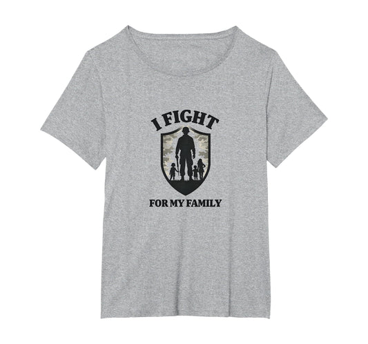Army Dads I Fight My Family T-Shirt - Casual Everyday Wear Men Women - T-Shirt, Sweatshirt, Hoodie