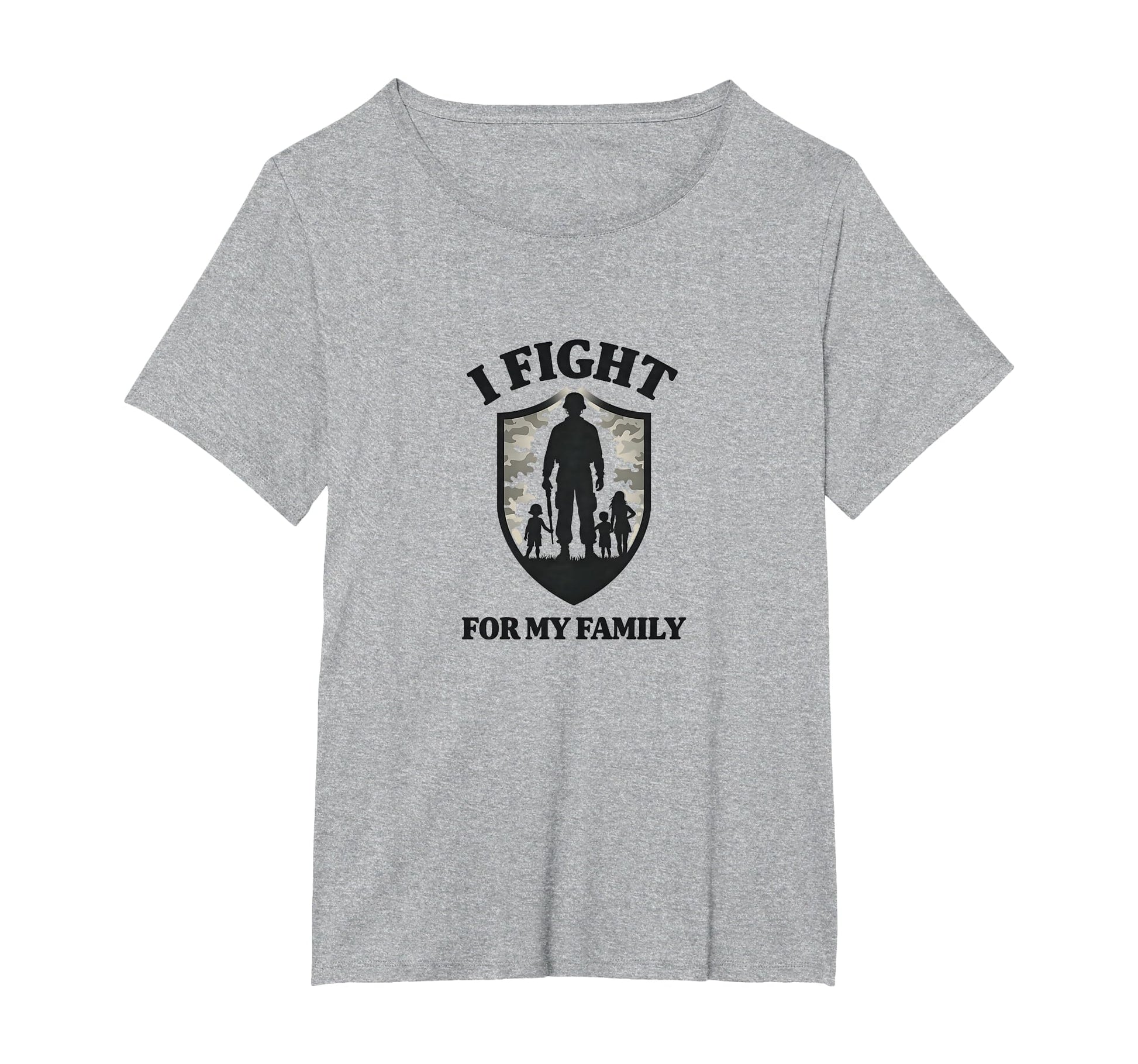 Army Dads I Fight My Family Military Pride T-Shirt - Graphic Print Unisex - T-Shirt, Sweatshirt, Hoodie