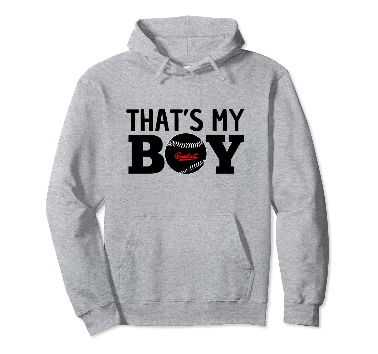 Thats My Son Baseball Proud Ball Sport Hoodie - Graphic Print for Adults - T-Shirt, Sweatshirt, Hoodie